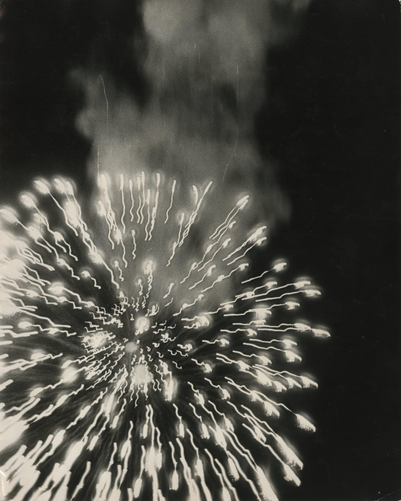 Ted Golding, Fireworks at the Sun Herald Caravan Show, Sydney, Australia, 1971