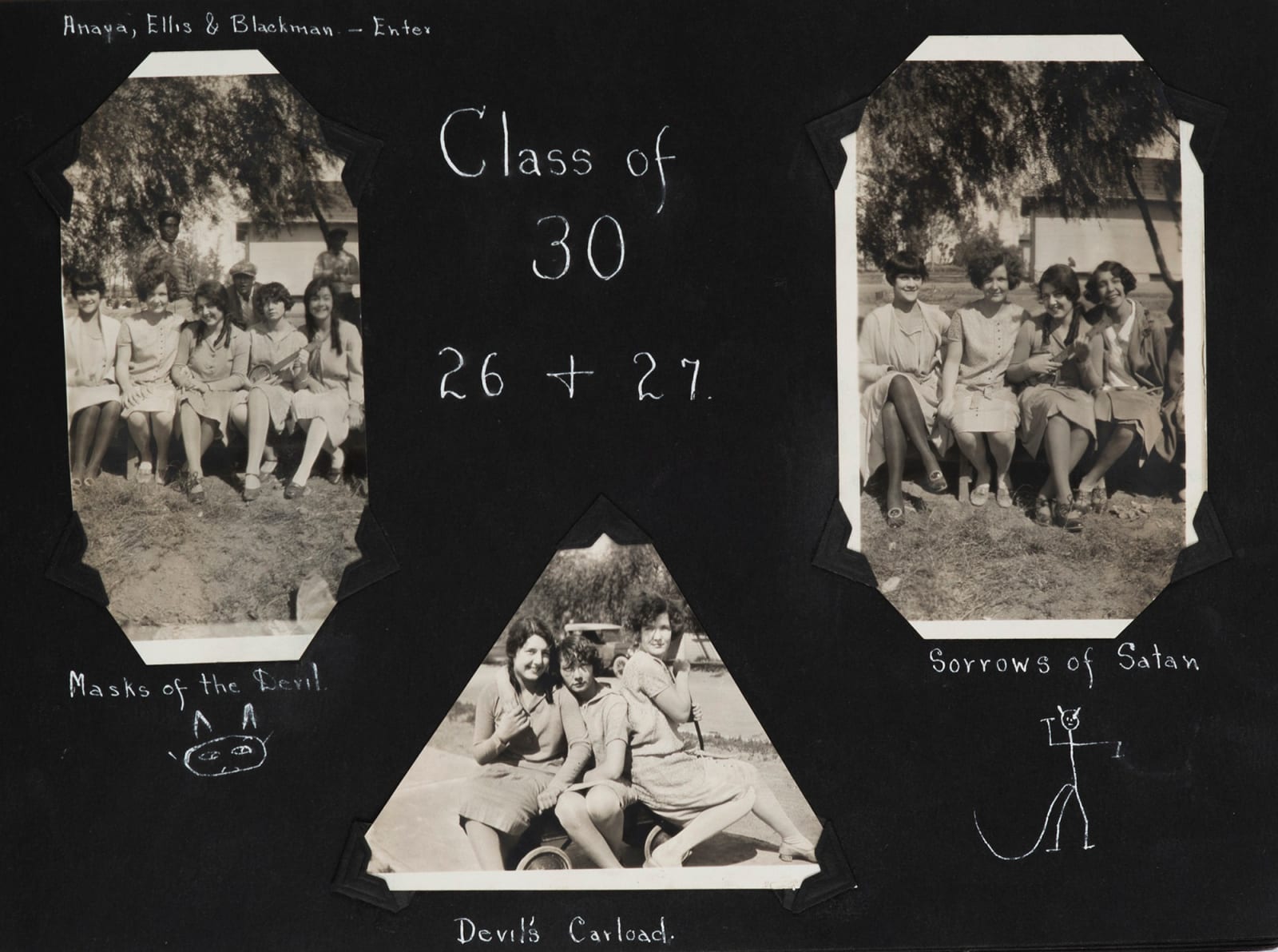 [Calexico], Charming, illustrated Photo Album of Mexican-American Adolescence in Calexico, CA, 1927-30