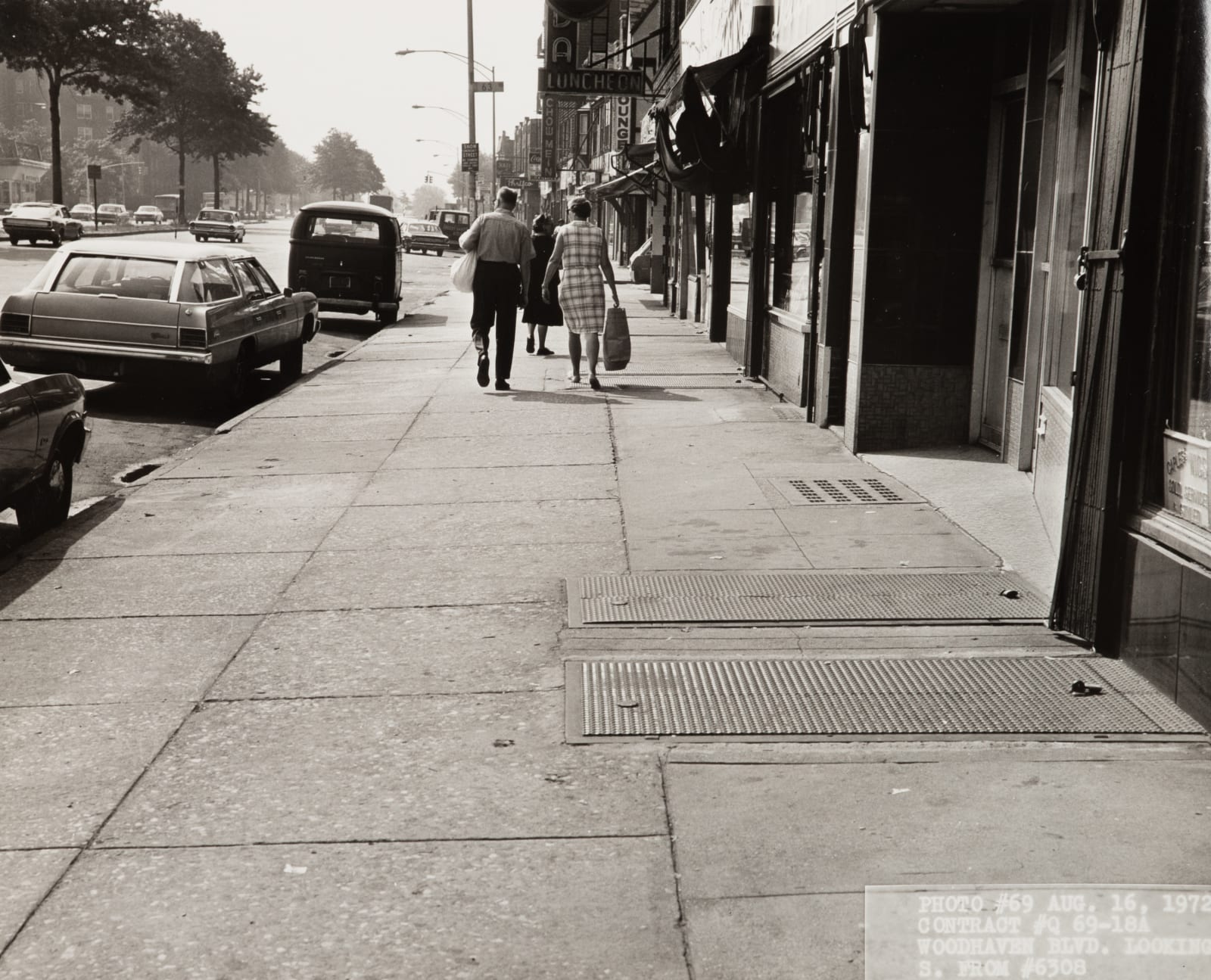 [Queens Streetwork], Uniform Collection of Photos Showing Repair Work On and Around Woodhaven Boulevard, 1972