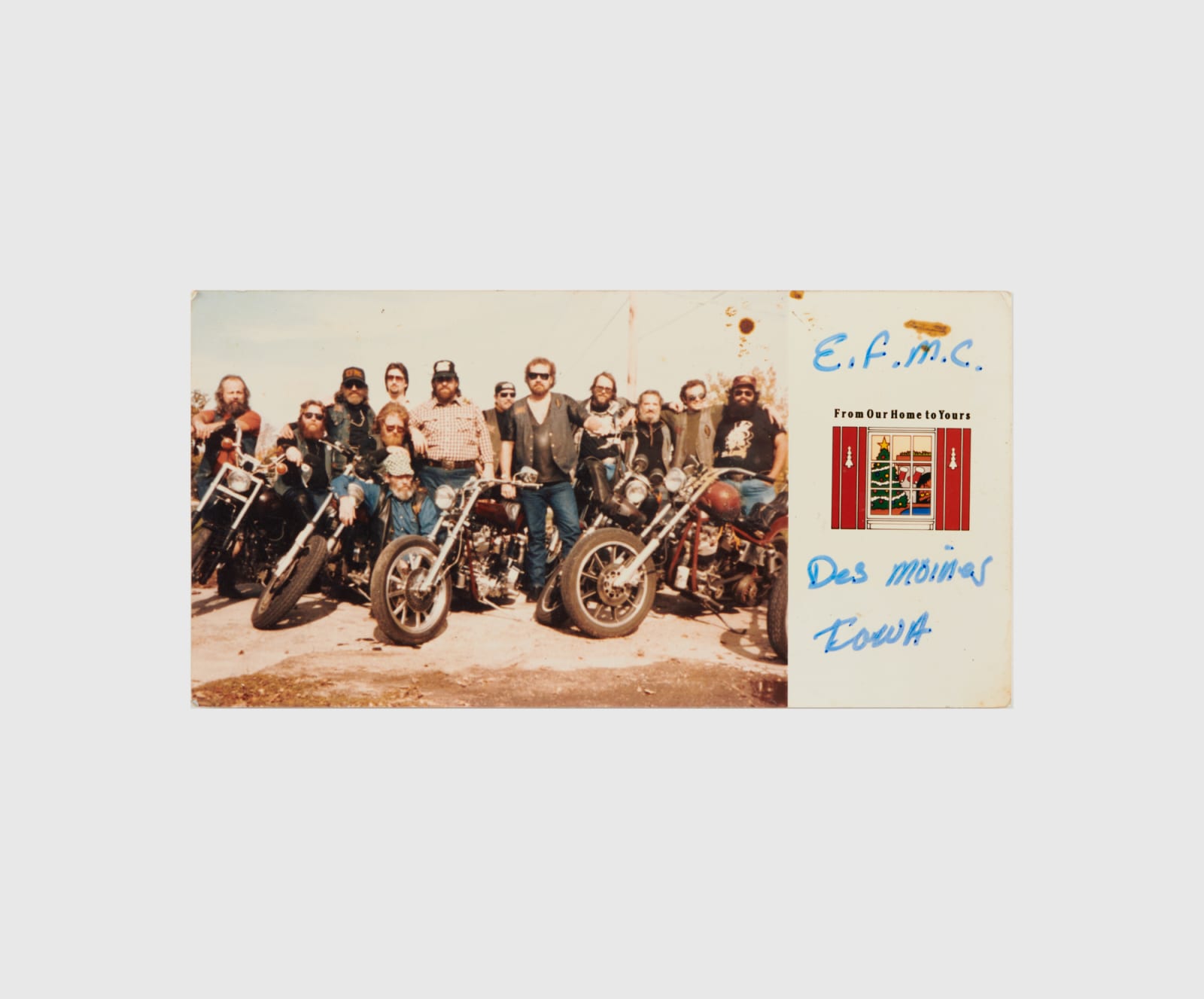 [El Forastero Motorcycle Club], Christmas Cards from an Outlaw M.C., c. 1980