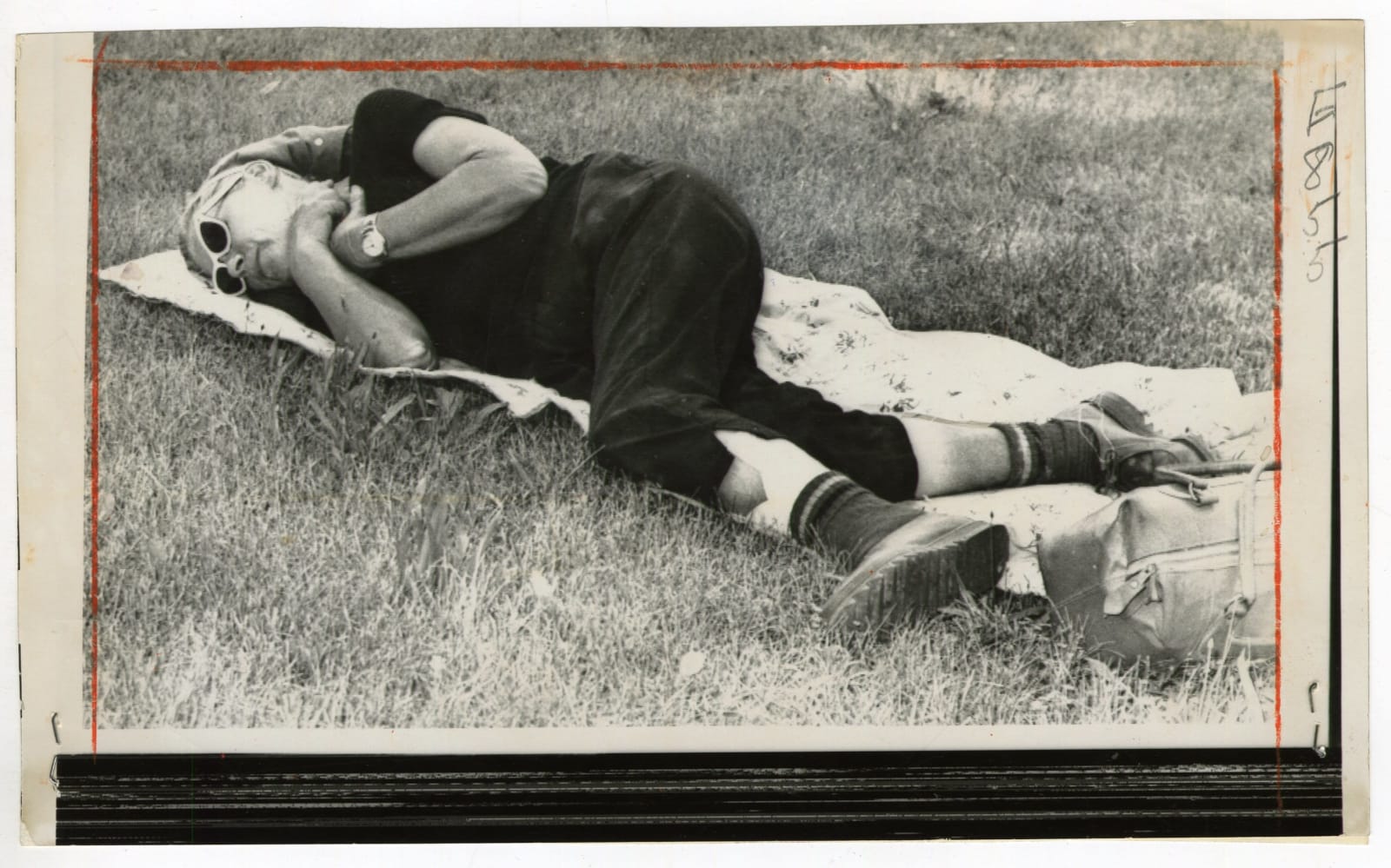 [Barbara Moore], Collection of Photographs of the Radical Walker and Vegetarian Activist Traversing Across the Country, 1940s-60s