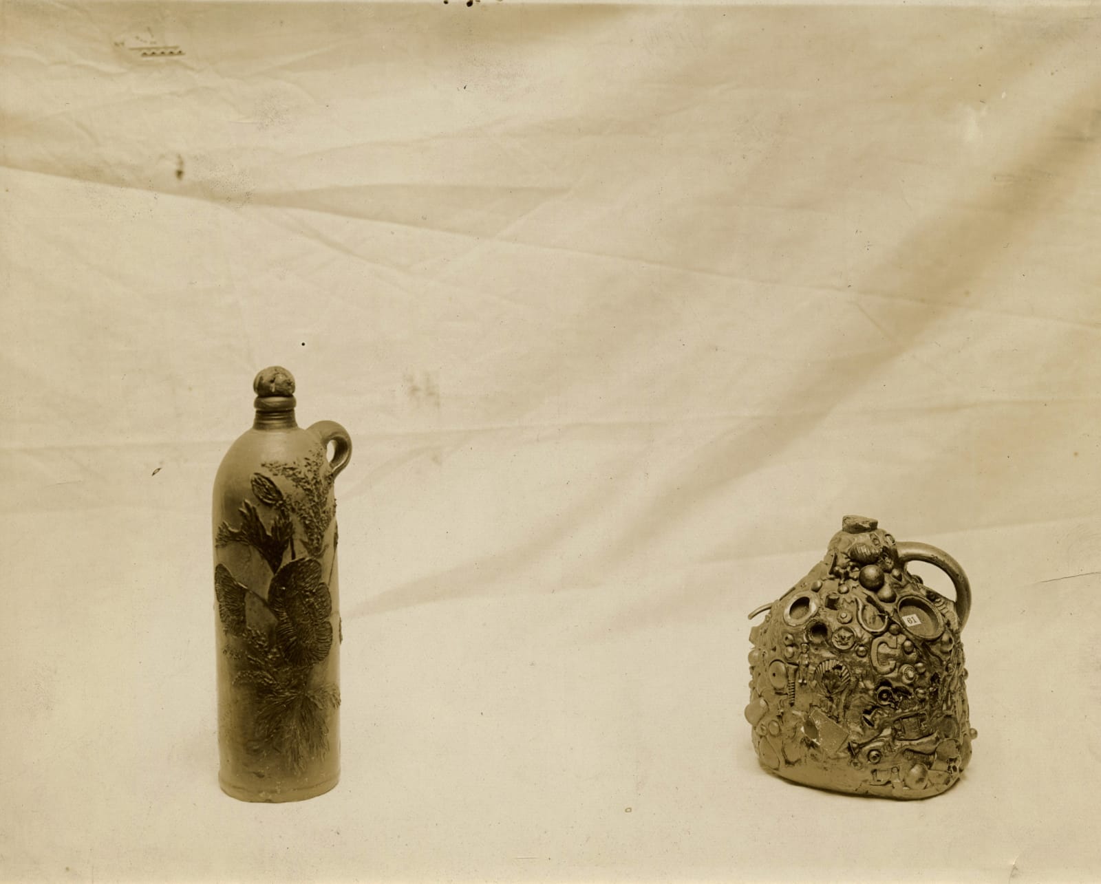 [Exposition of Bad Taste], Group of Photos Showing Decorative Objects Which Were Displayed (And Ridiculed) at a Satirical Exhibit Held at the Modernist Gallery in NYC, 1914