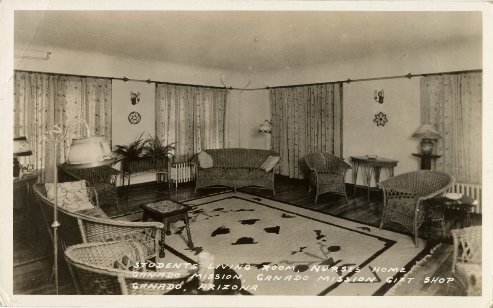 Frasher's Photo Studio, Photo-postcards of the Ganado Mission, Arizona, 1930s