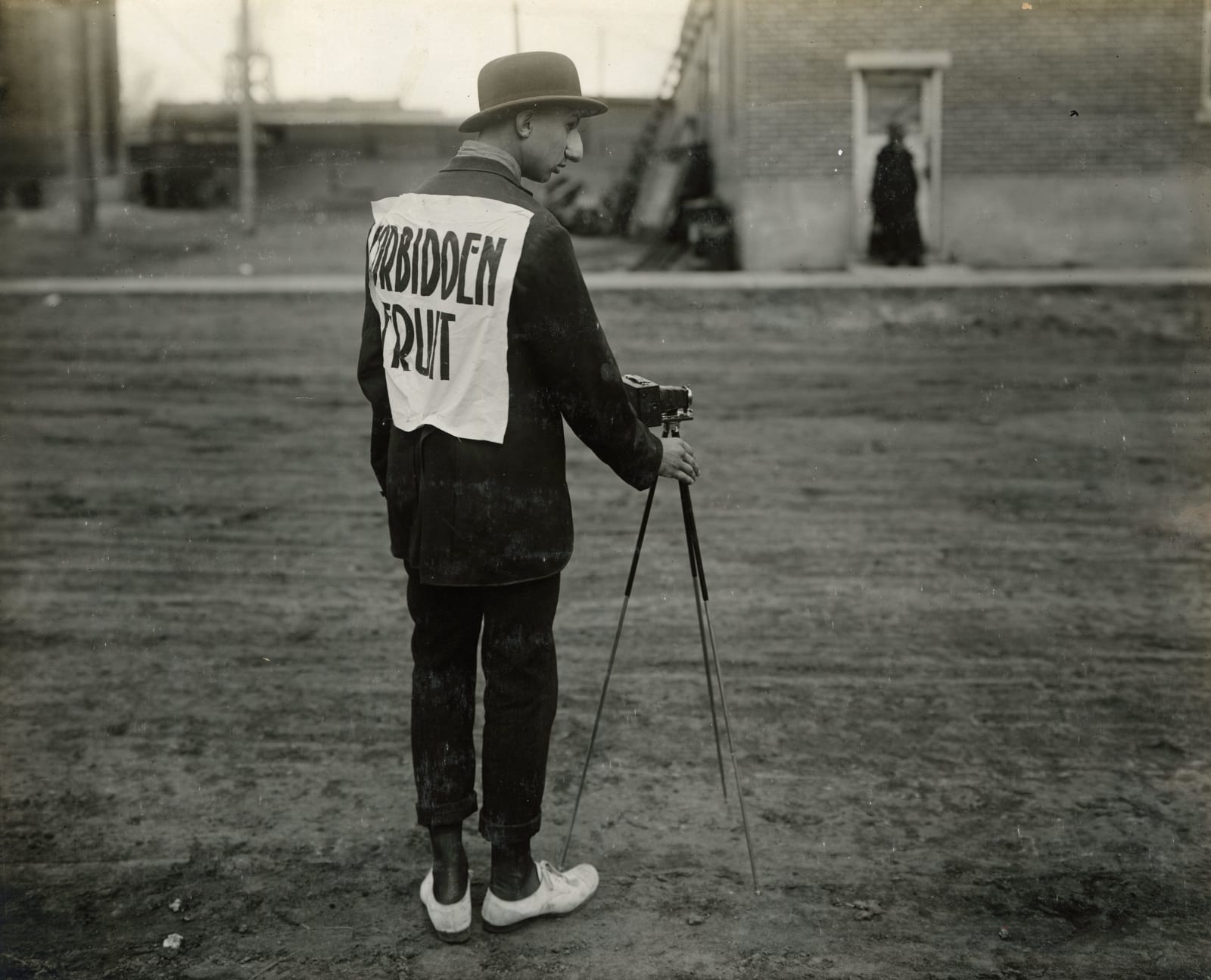 [Outdoor Advertising], Photographic Array of Unique Publicity Methods for a Variety of Silent Films, 1920s