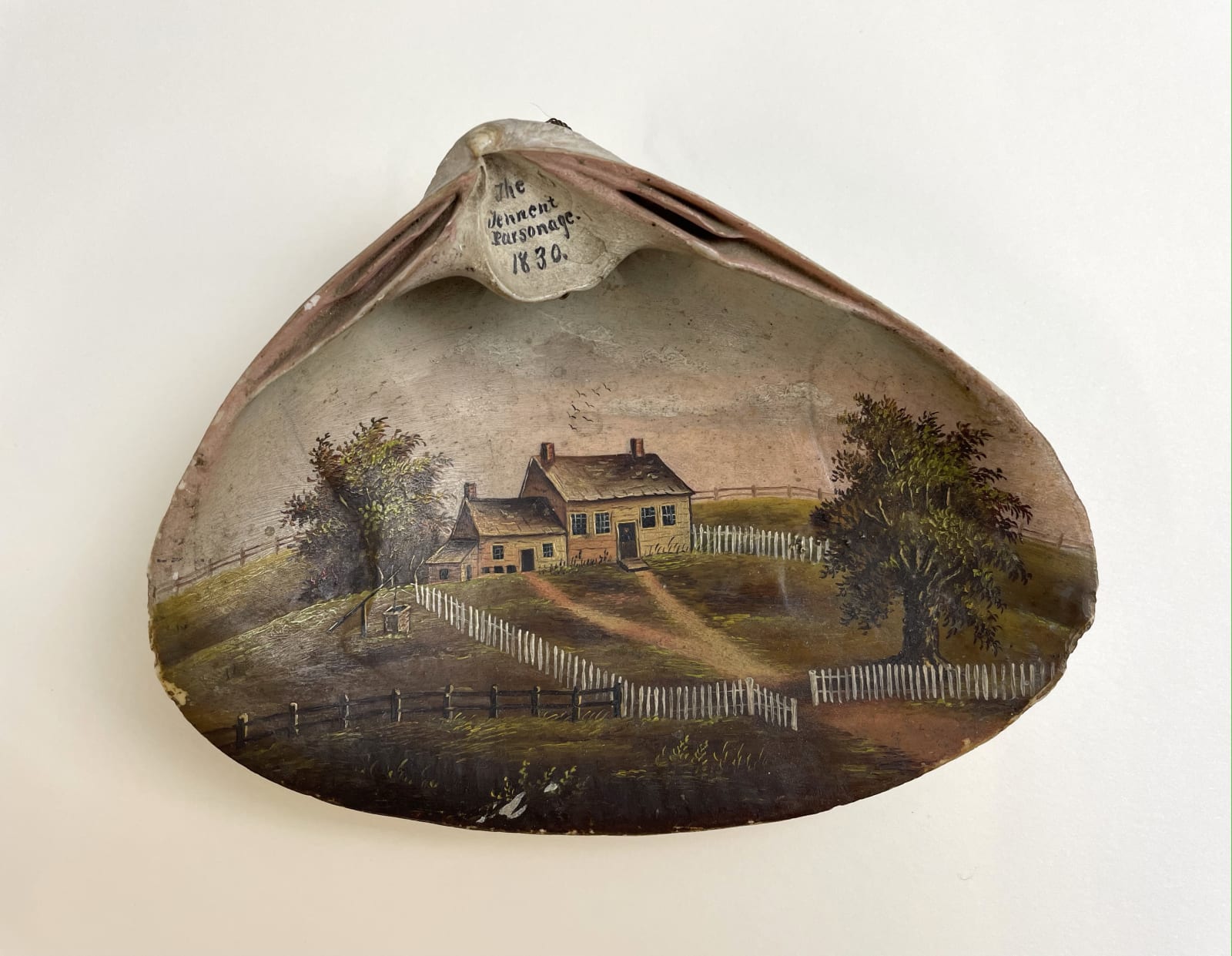 Carrie A. Bowne Swift, [Five Views of The Old Tennent Church and Parsonage], 1870-90