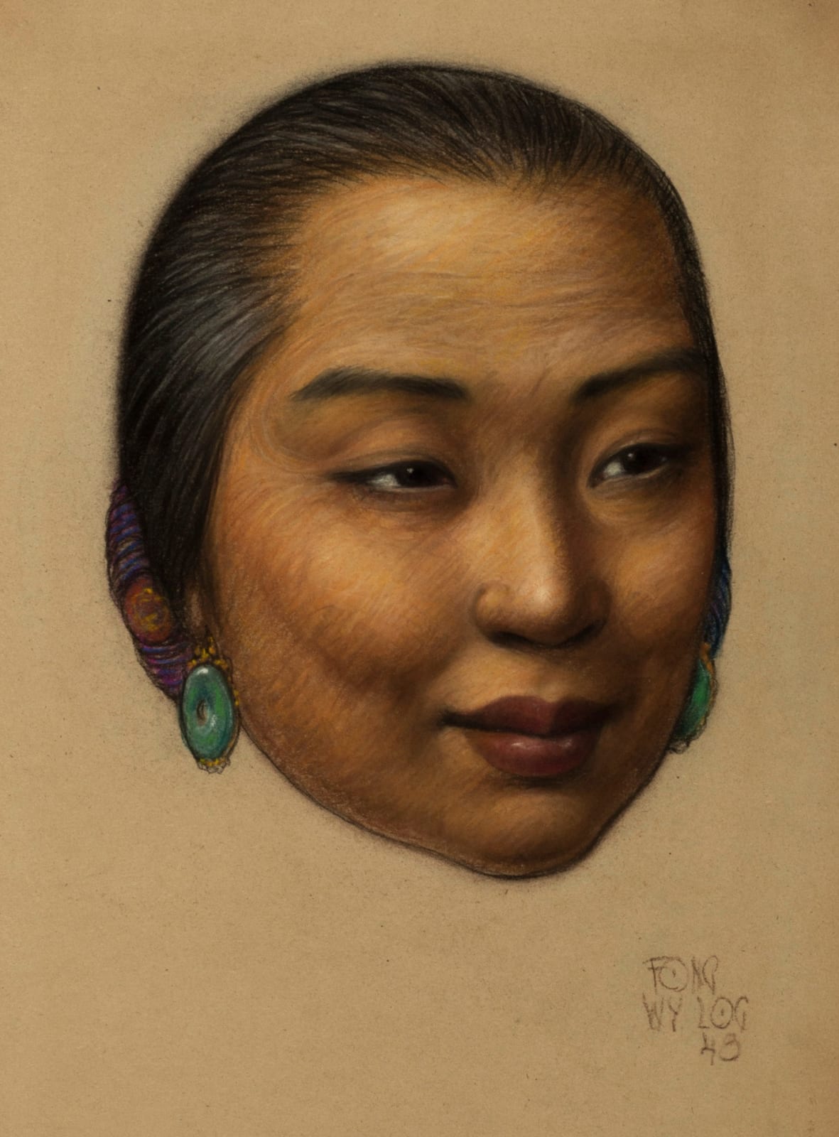 Wy Log Fong, Ten Chinese-American Portraits, 1940s-50s