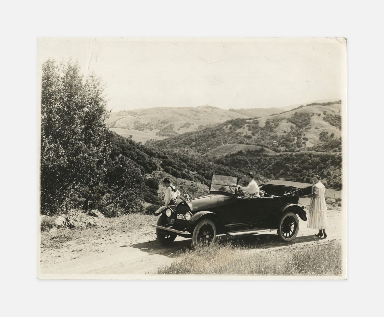 [Overland Automobile], The Car that Made the Overland Reputation On the Road to Bolinas Bay, 1917