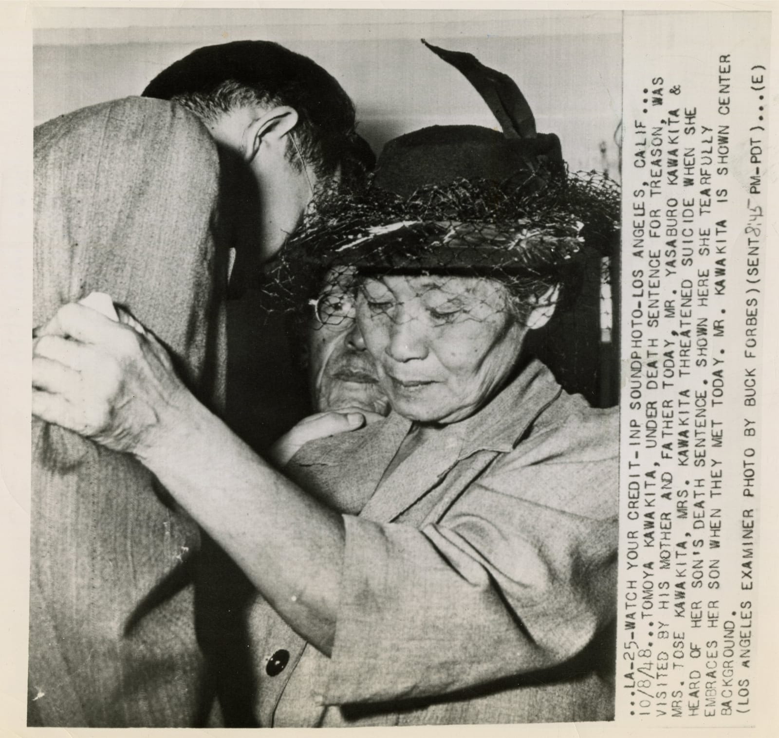 Unknown (Various Press Agencies), Photographs of Tomoya "Meatball" Kawakita, an alleged "War Criminal," convicted of treason for acts committed in Japan during WWII, c. 1950