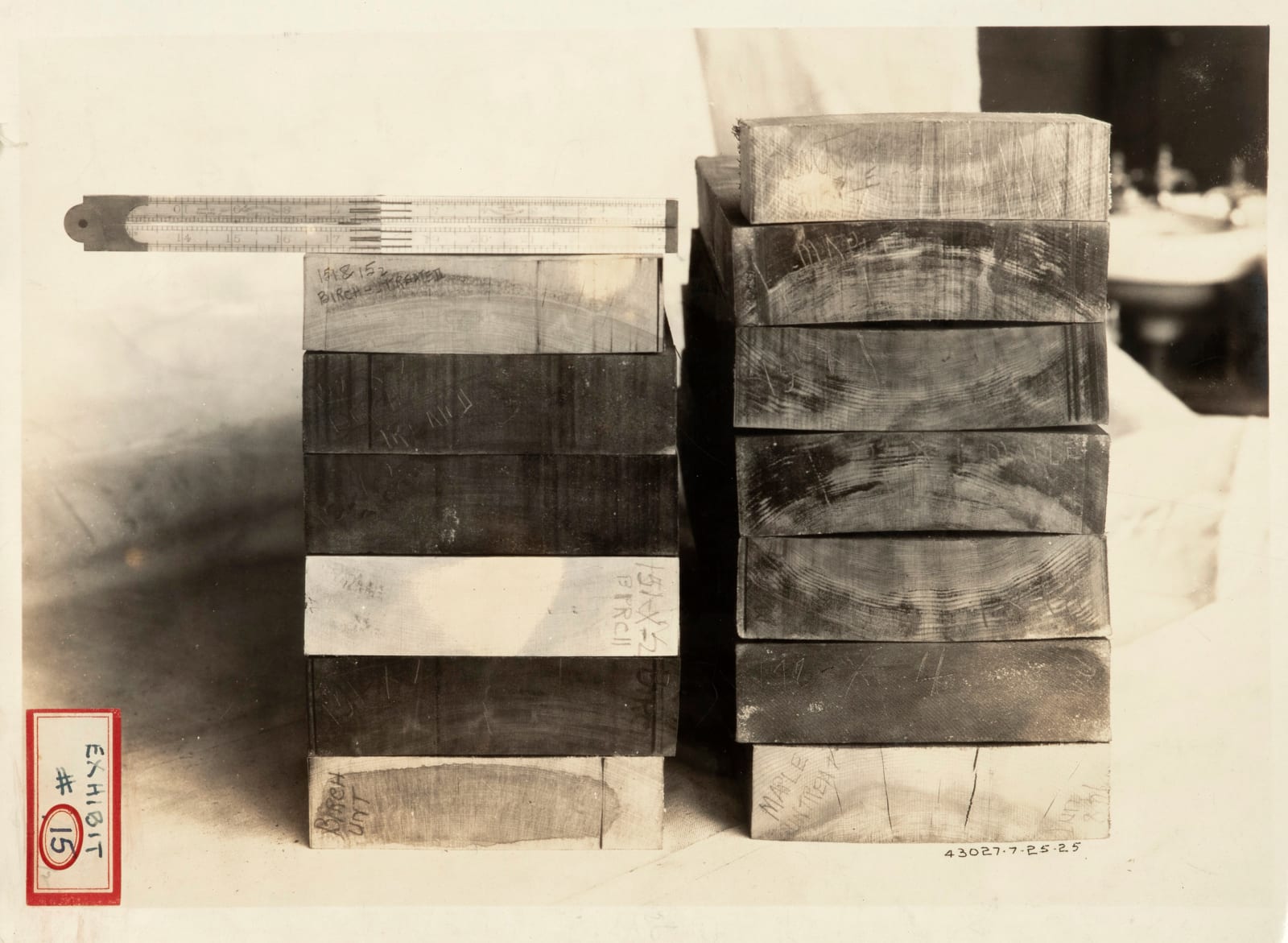 [Arthur P. Allen—Fire Proof Lumber], Company album demonstrating the resilience of Fire-Proof lumber, depicted in a 12-image sequence of “the most unique Fire Test ever made”, 1926