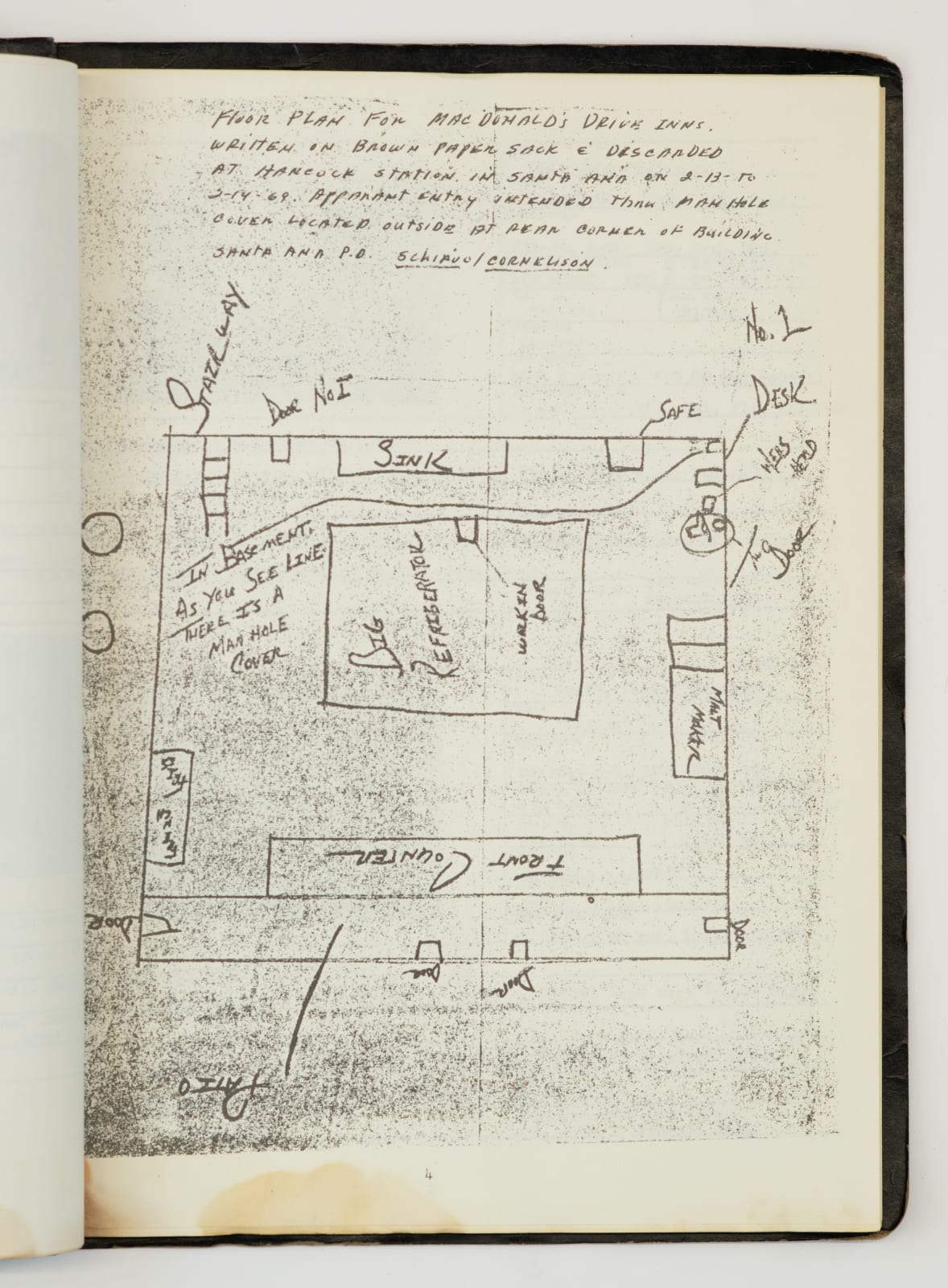 [Southern California Safe Burglary Investigators’ Association], Zine-like dossier used by safe burglary investigators throughout California, 1969