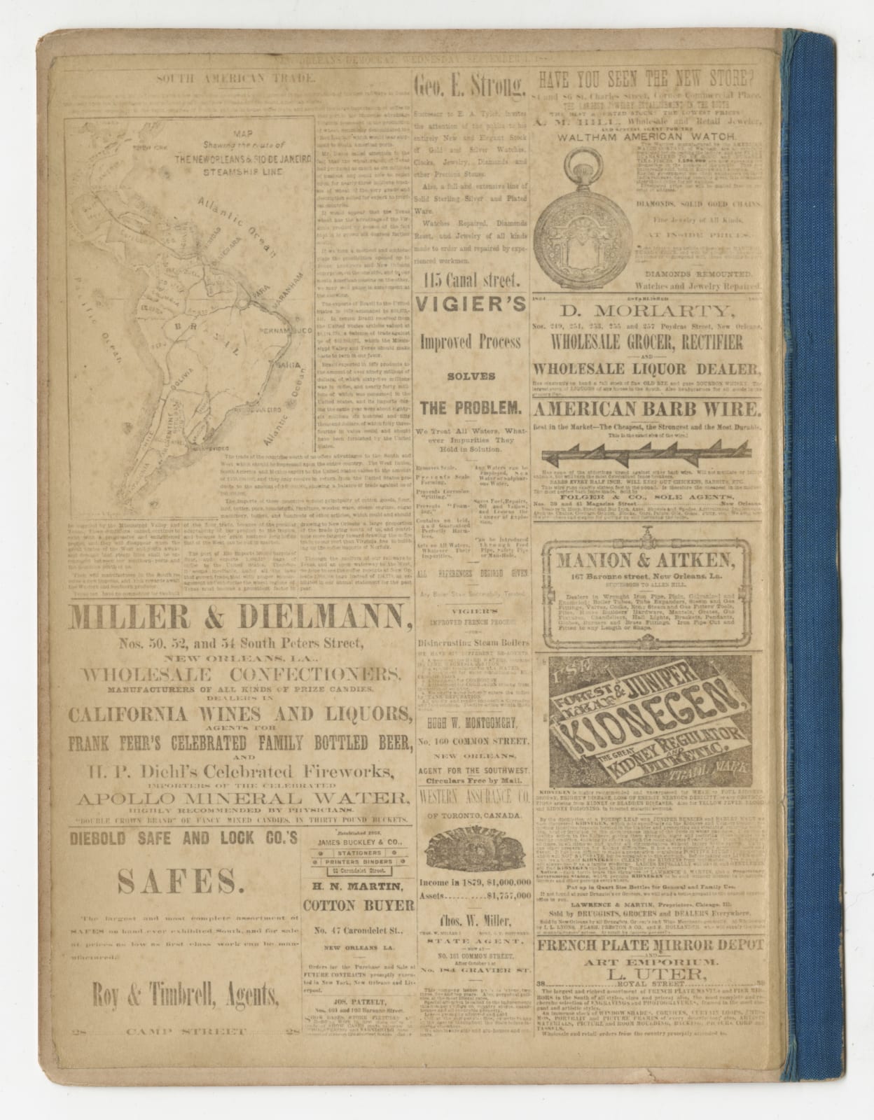 [New Orleans Business & Trade], Photographic Copy of The New Orleans Democrat and Annual Review of Commercial New Orleans, 1880