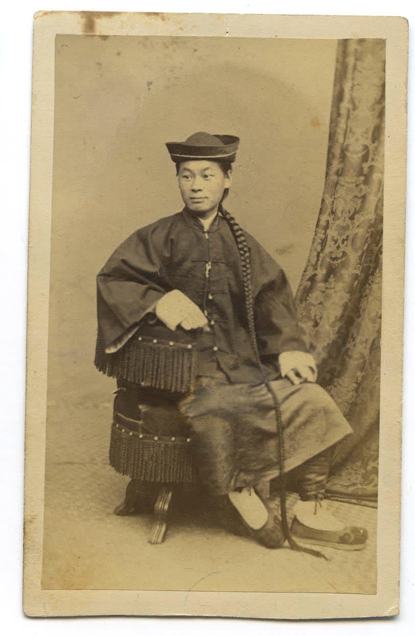 [Wong Chin Foo], CDV Portraits of a Chinese American Activist, 1860s-70s