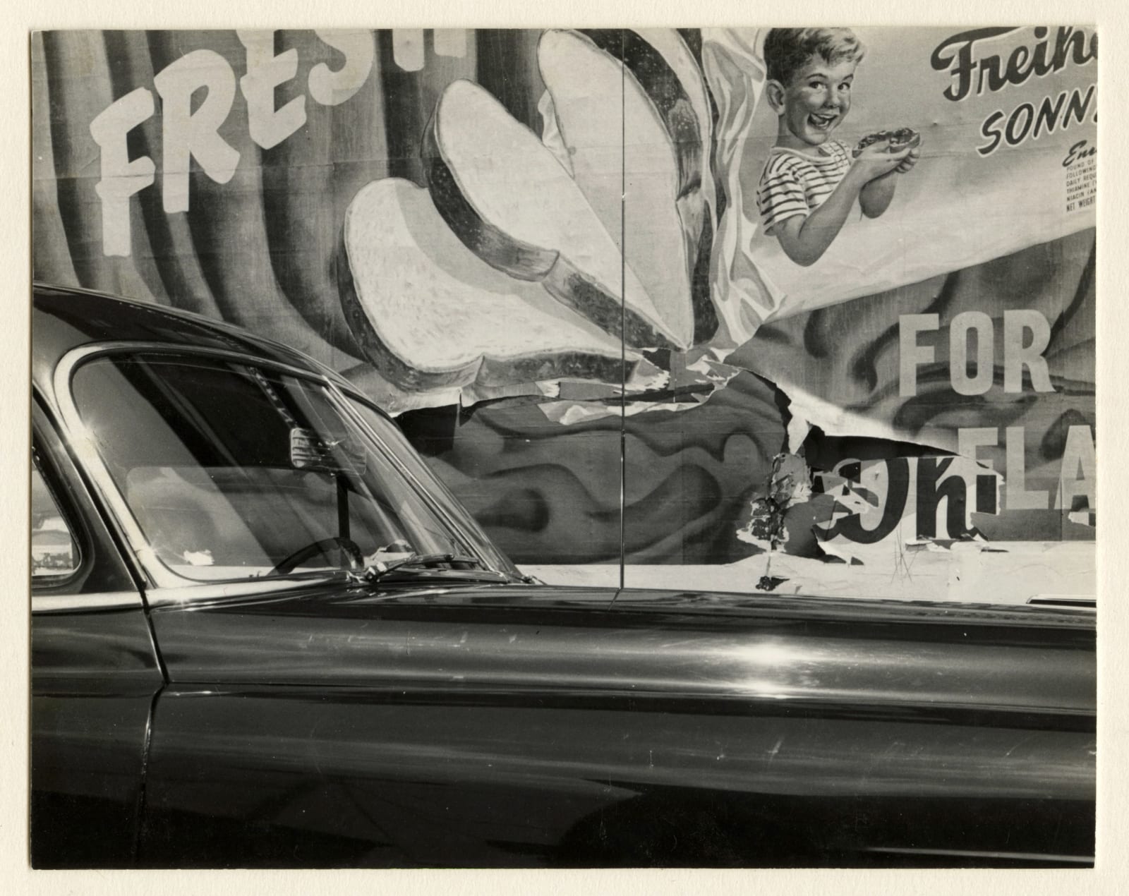 Lew Parrella, Car and Billboard, 1950s