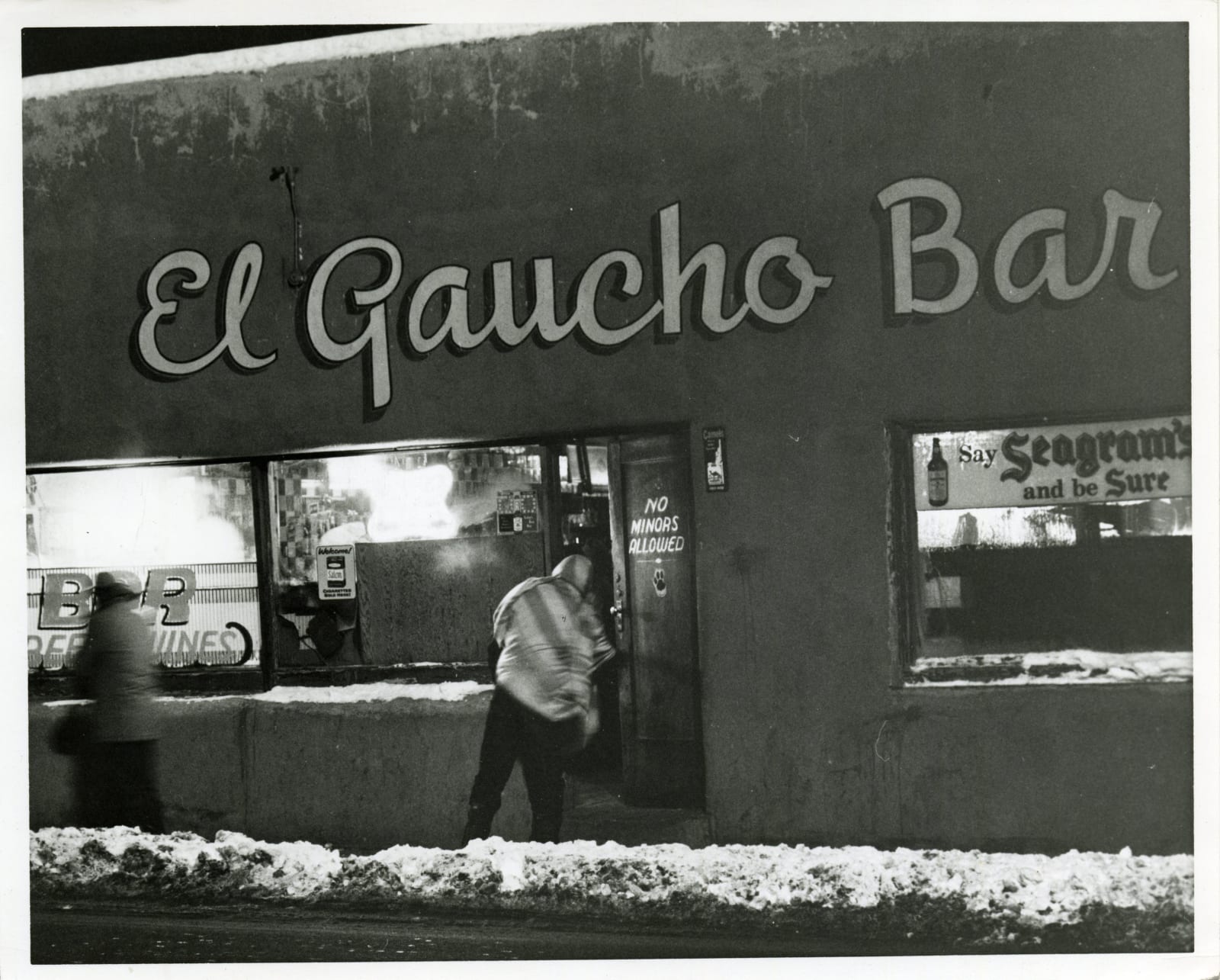 Carl Mappes, El Gaucho Bar, Taos, 1967