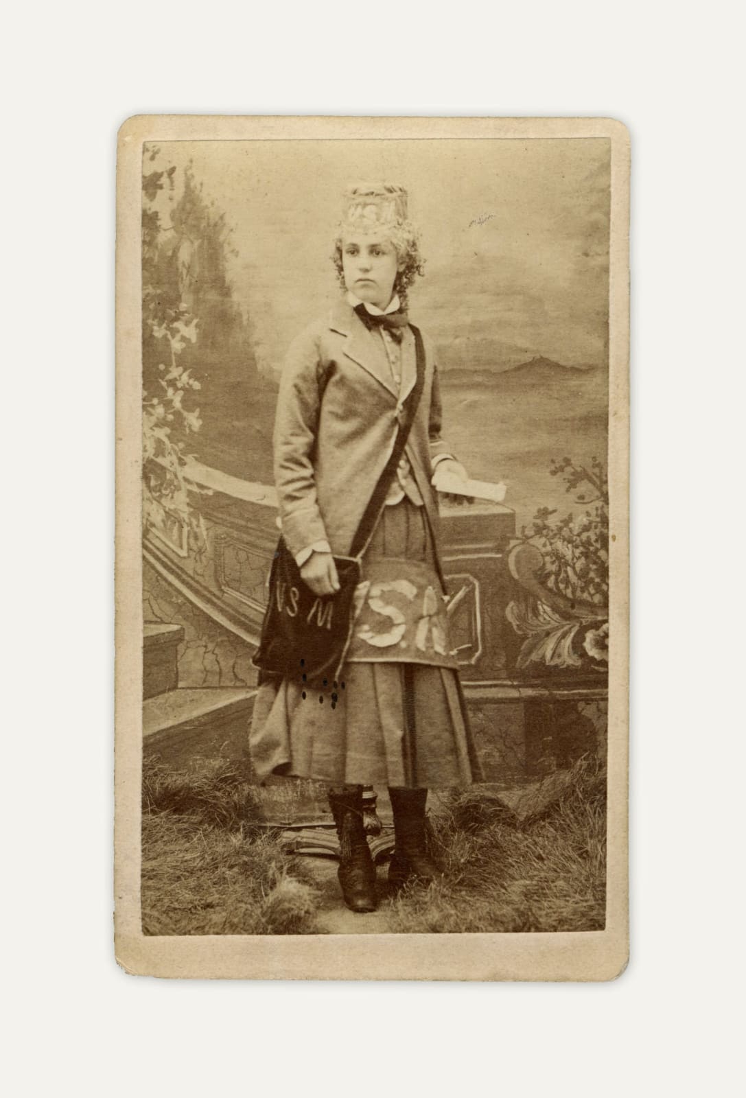 Fannie Hoyt, CDV Portrait of Jewish Utah Pioneer Eveline Brooks Auerbach, 1870s