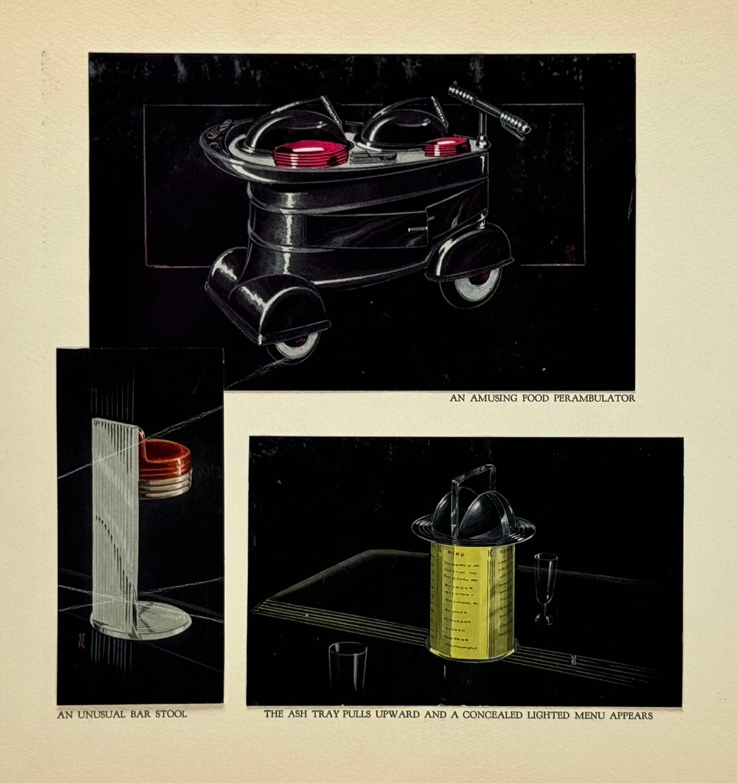 [The Inner Circle], Art-Deco Presentation Album for an Exclusive Club in Los Angeles, 1930s