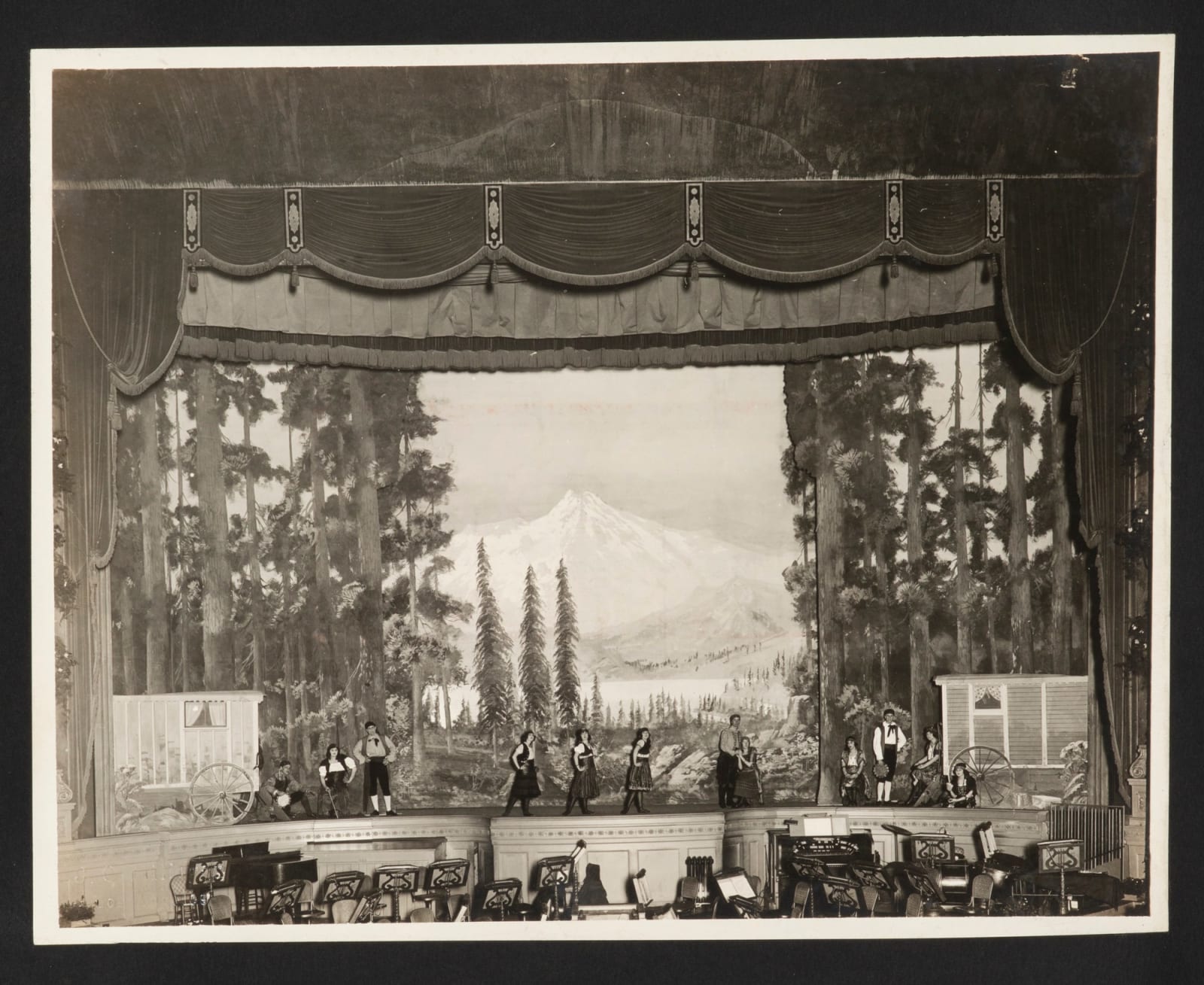 California Theatre, Album Showing Elaborate Set Designs at the Hybrid Venue for Live Performance and Silent Film in the Early Days of Hollywood, 1919-21