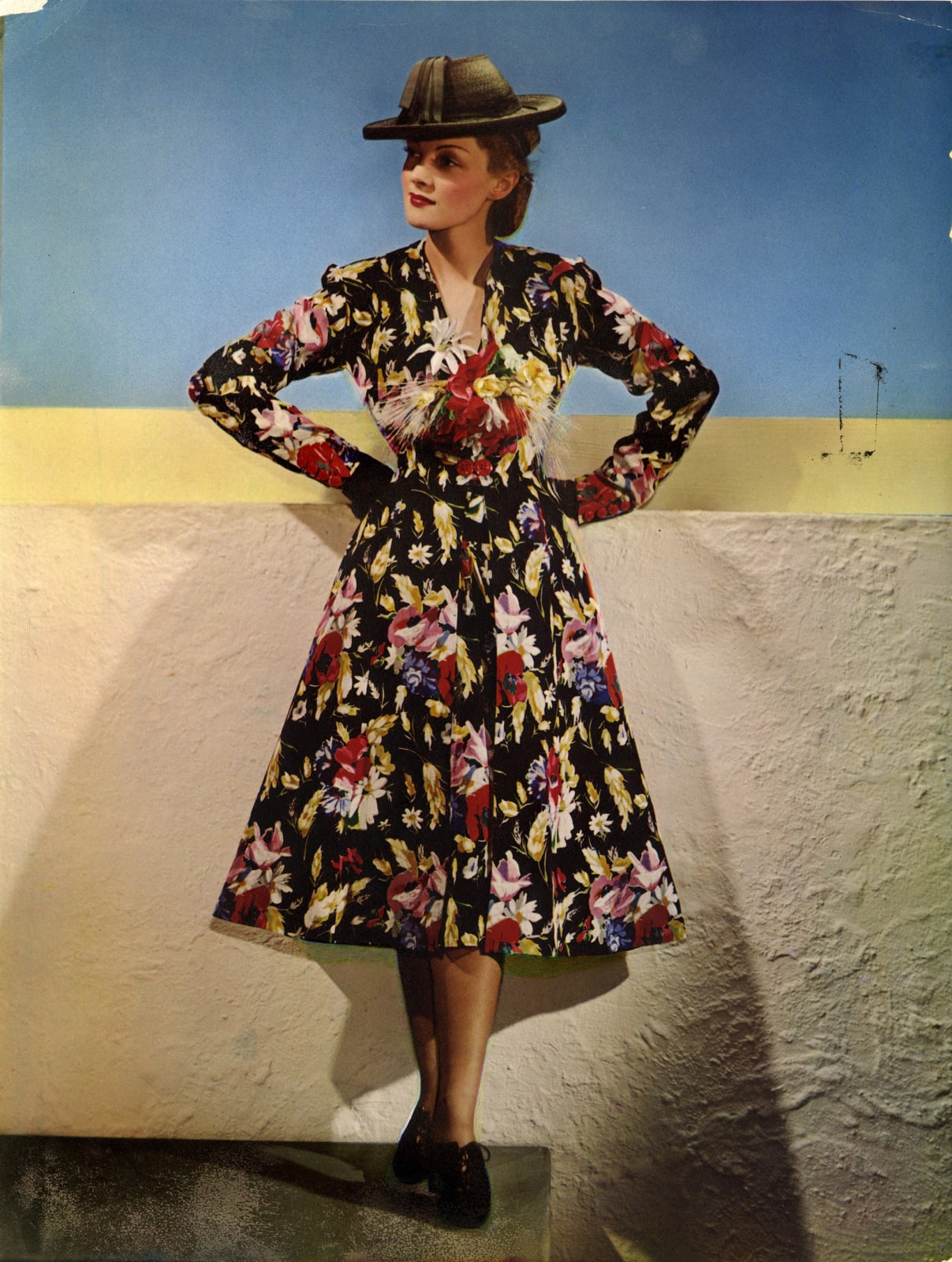 Unknown, Early Color Fashion Portrait, c. 1938