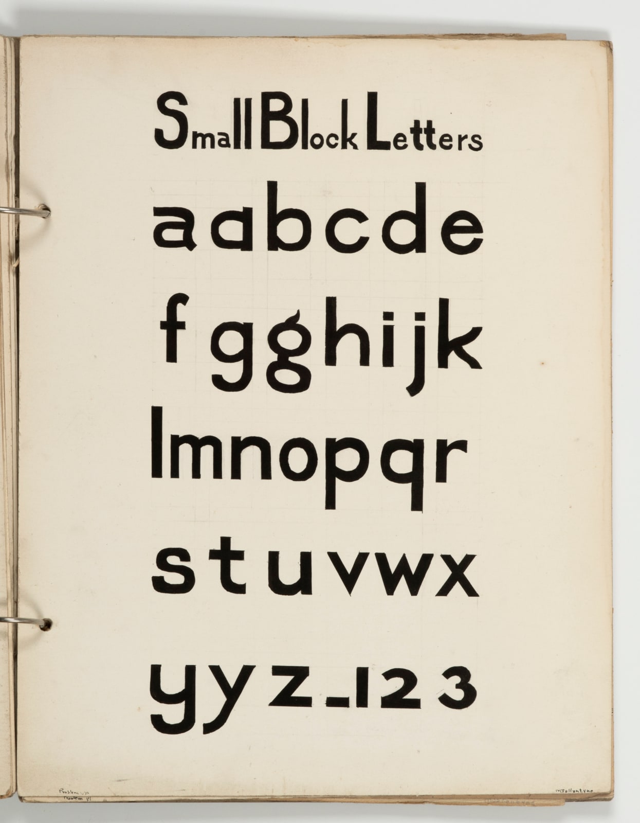 Madolyn Ballantyne, Group of Notebooks of an Art Teacher in Cincinnati, 1920s