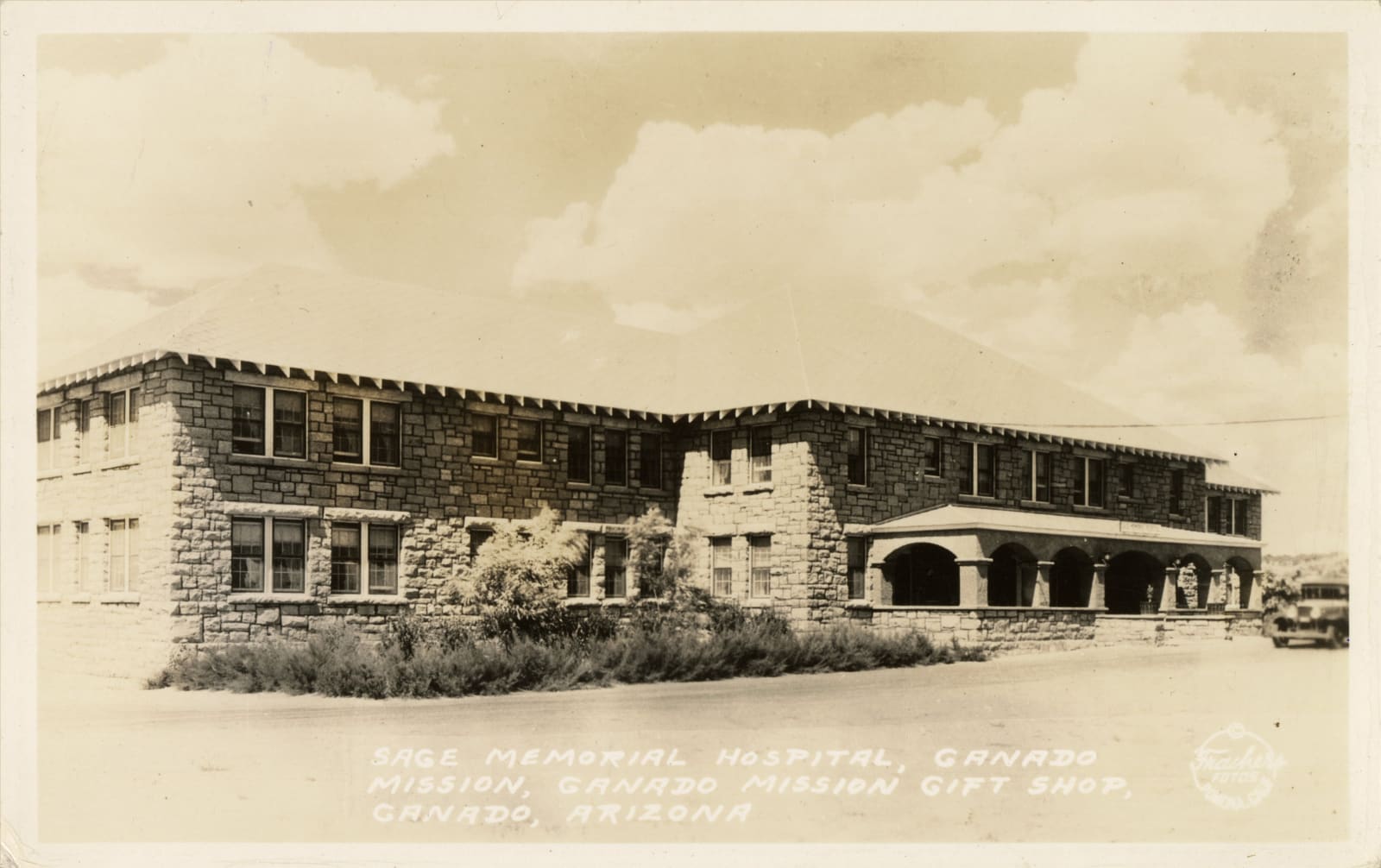 Frasher's Photo Studio, Photo-postcards of the Ganado Mission, Arizona, 1930s