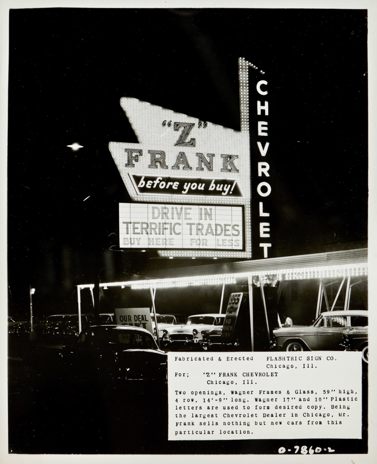 Wagner Sign Service Inc., Archive of photographs documenting installations by the Illinois-based Sign Specialists, 1960s