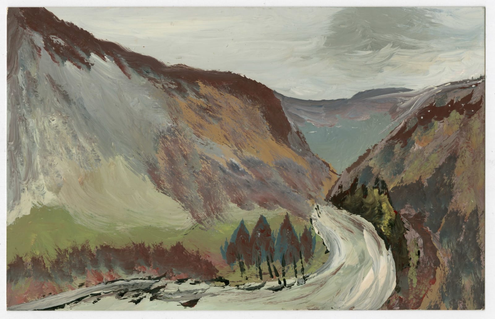 Nyla Thomas, Group of Painted Postcards Completed by a Texas "Mouth Artist", 1950s