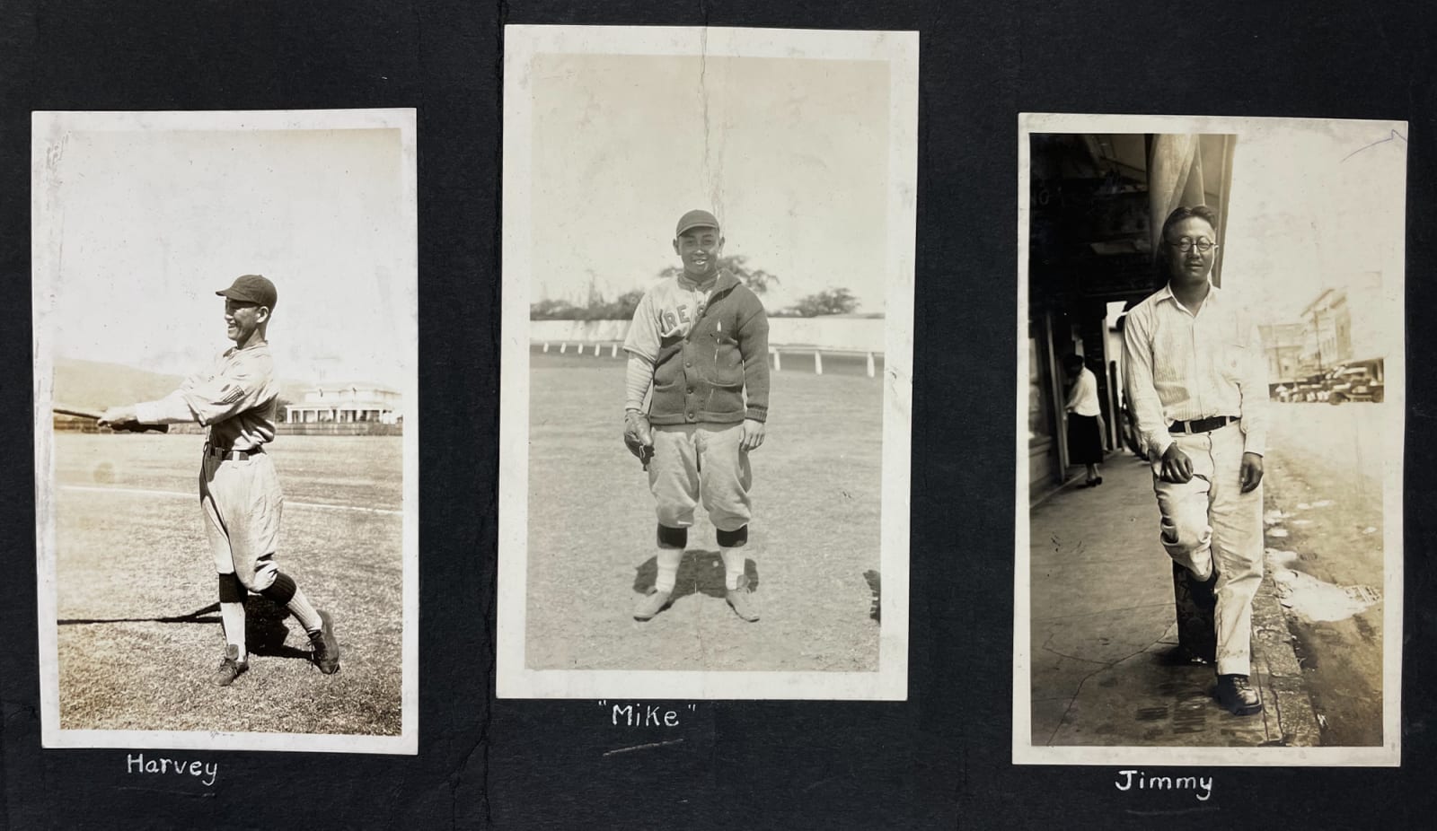 [Japanese American All-Star Baseball], Pair of photo albums showing the Fresno Athletic Club's barnstorming tour of Asia, 1927