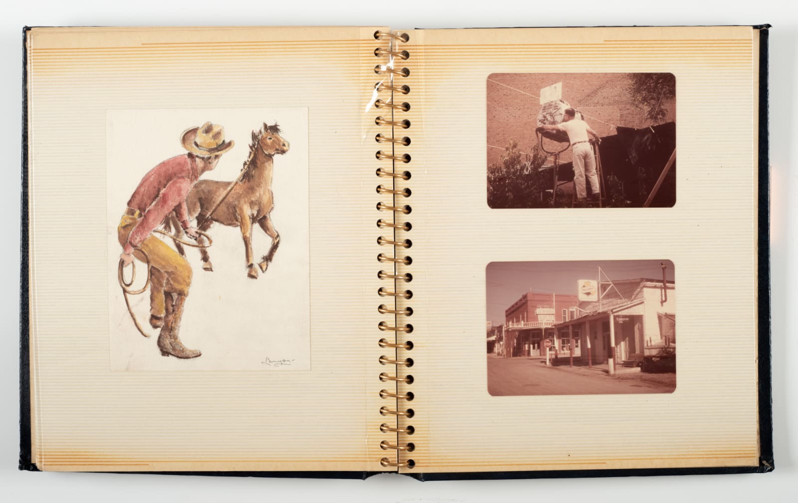Milton Lanyon, Album of Original Drawings and Photographs from the Set of The Misfits, 1961