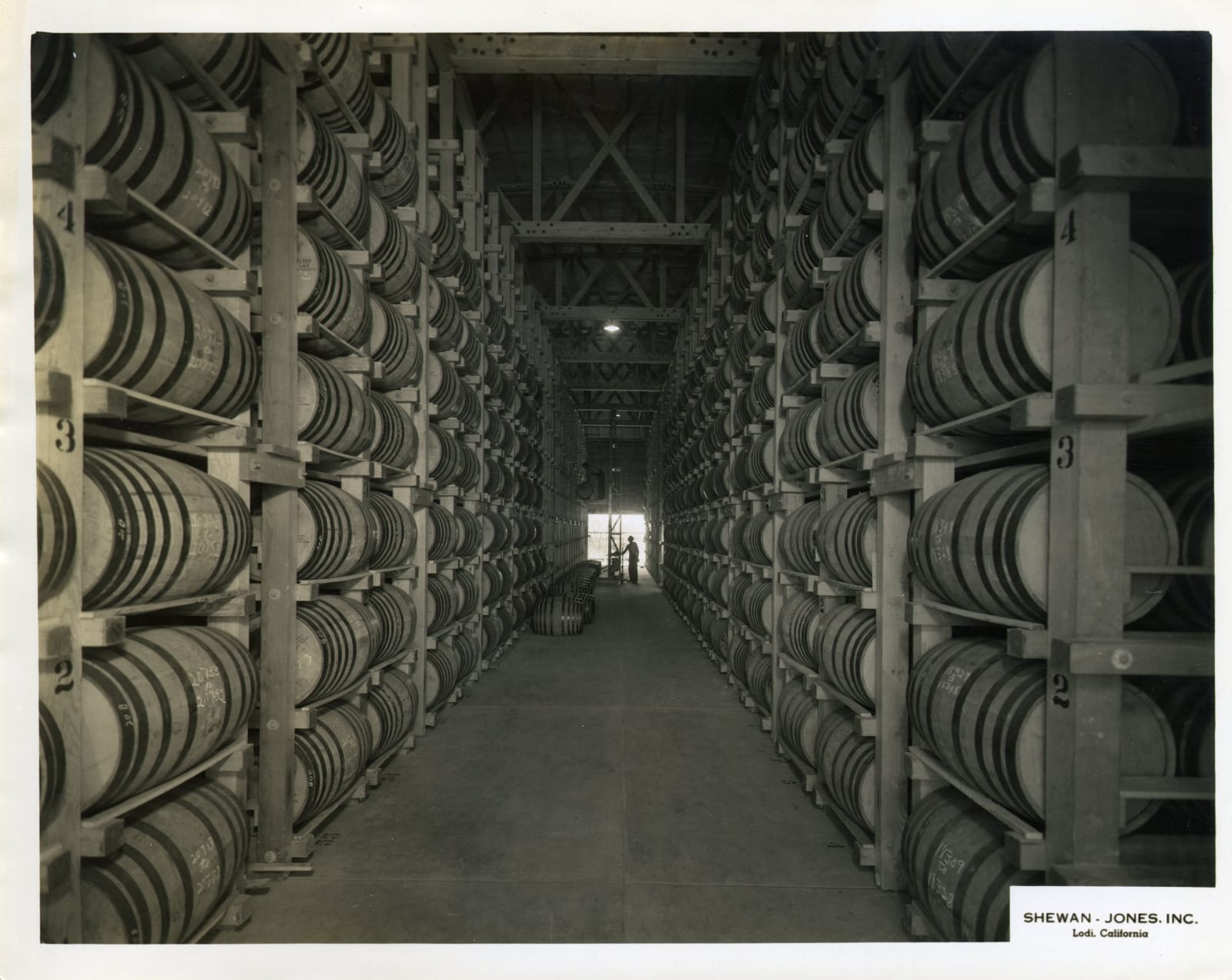 [Shewan-Jones], Group of Photos Documenting Wine and Brandy Makers in Lodi, CA, 1941