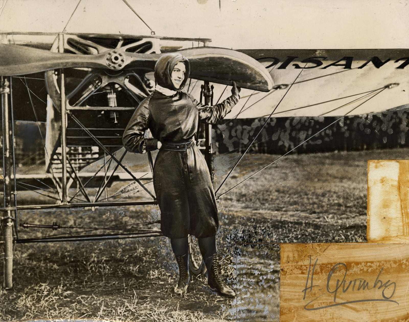 [Harriet Quimby], Four Photographs of the Pioneering Pilot and First Woman to Obtain a Pilot's License, 1910s