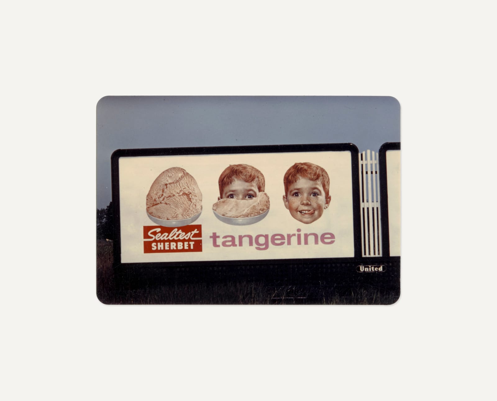 [American Billboards], Sealtest Sherbet, New Haven, 1958