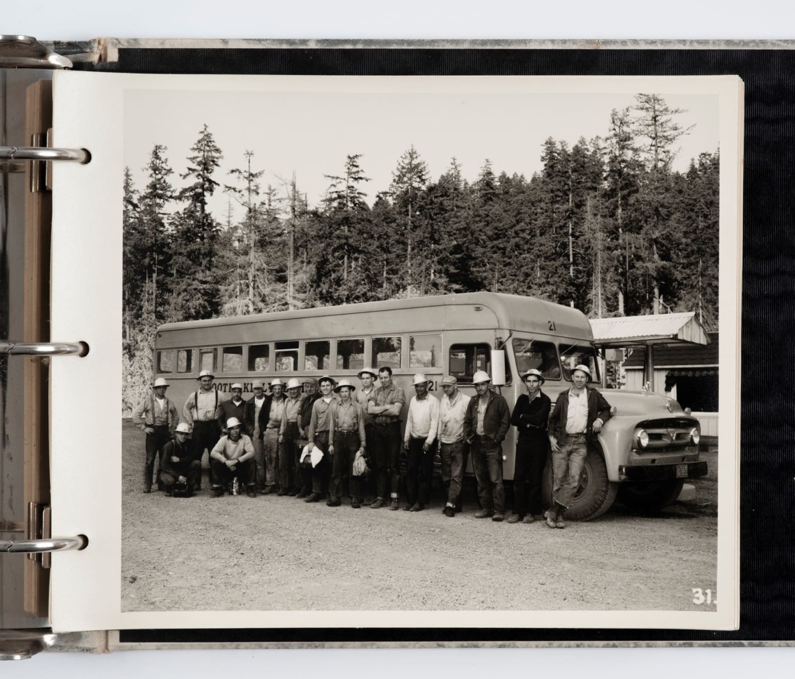 Booth Kelly Lumber Co., Presentation Album Showing the Logging Operations of a Company in Springfield, Oregon, 1950s