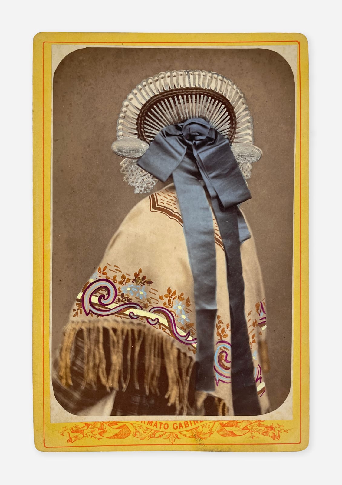 Unknown, Portrait from behind, 1880s