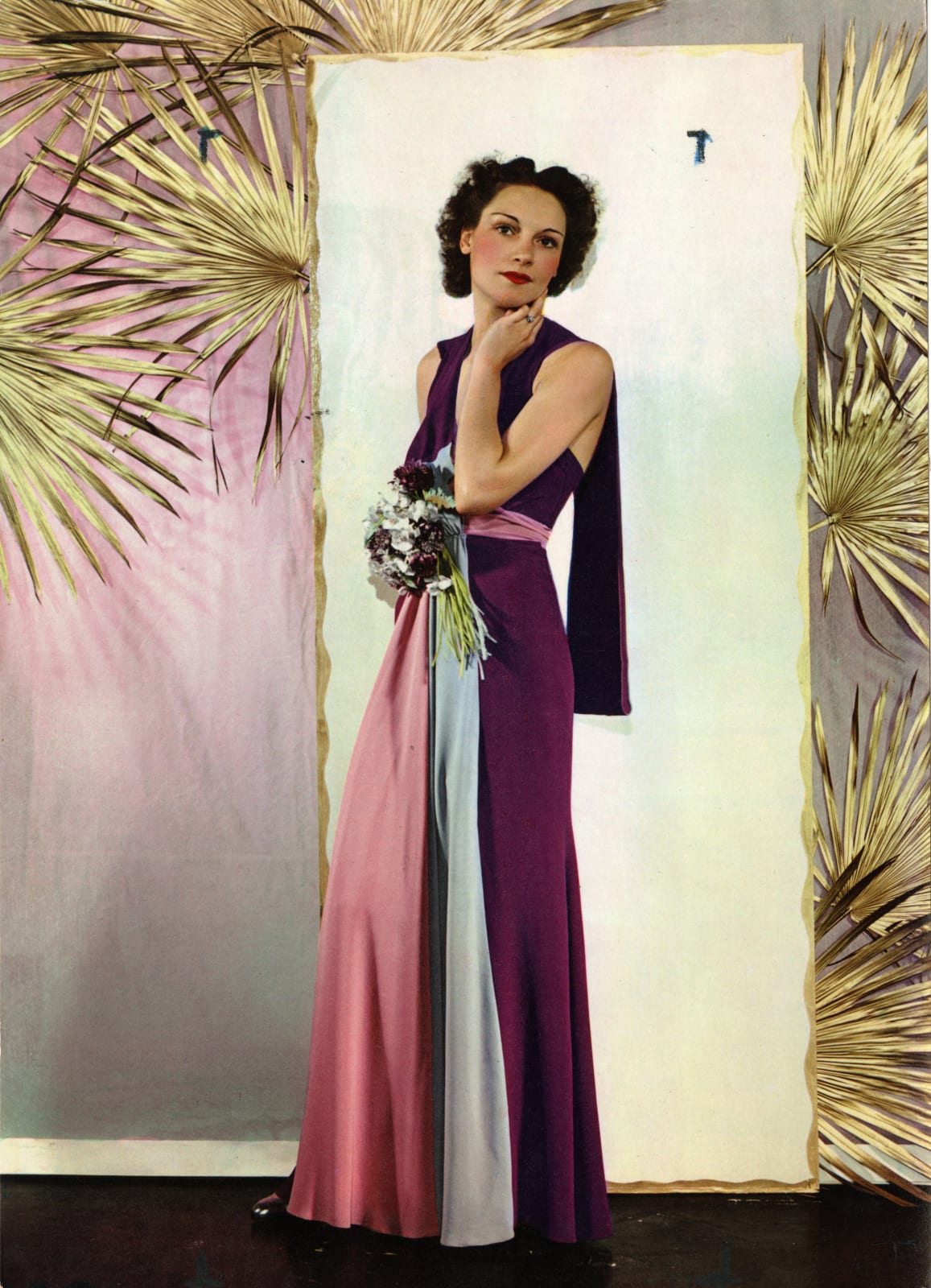 Unknown, Early Color Fashion Portrait, 1930s