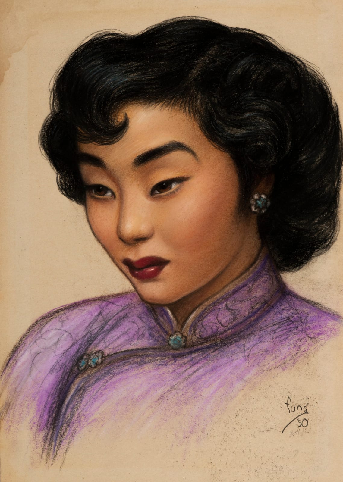 Wy Log Fong, Ten Chinese-American Portraits, 1940s-50s
