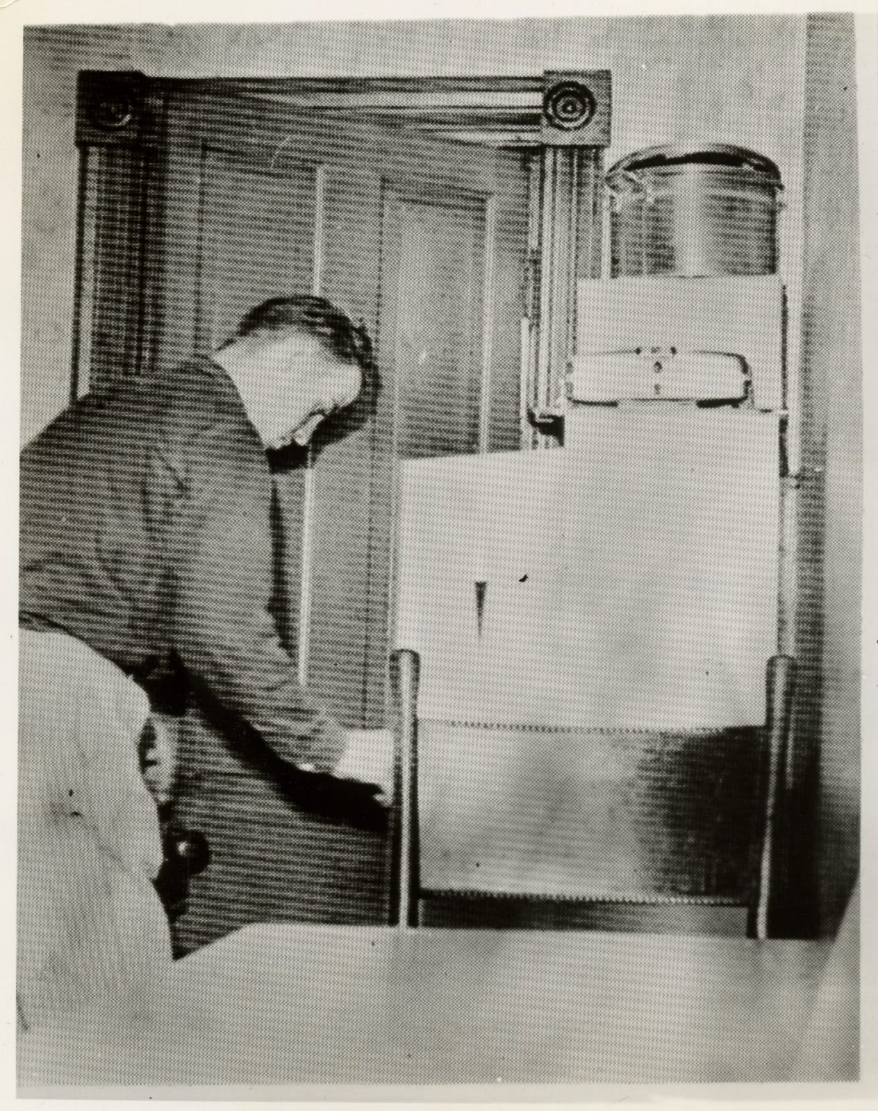 Various (Self-portrait?), Pair of Photographs Illustrating the Use of a "Camera-Trap" in order to Catch Thomas Freeman in the Act of Burglary , 1938