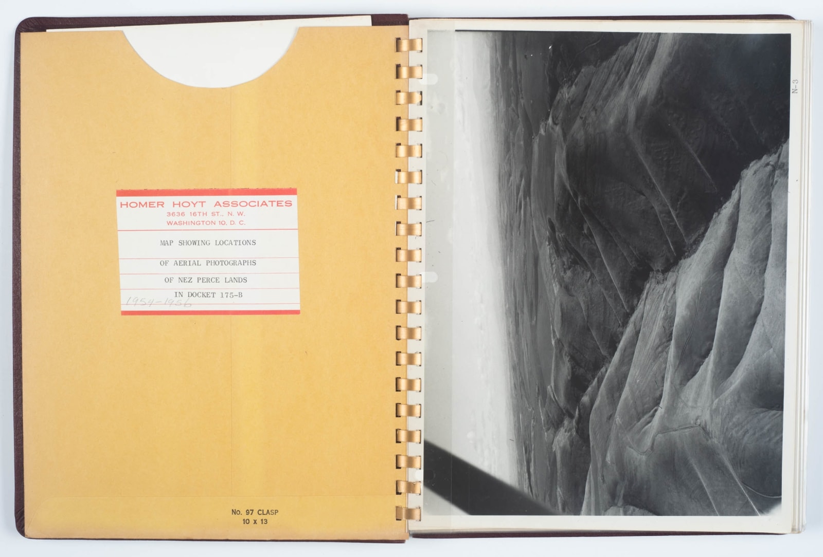Wilkins Photo Service, Aerial Photos of Nez Perce Tribal Lands Presented to the Indian Claims Commission, 1954-56