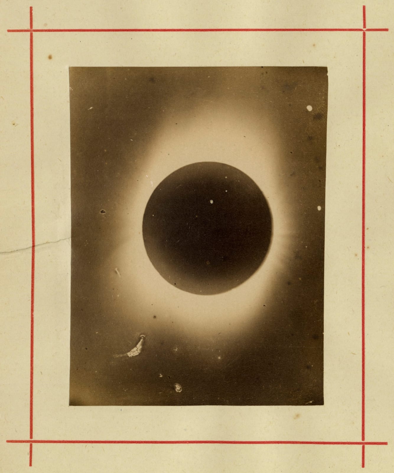 J.M. Schaeberle; S.W. Burnham, Three View of the Total Solar Eclipse of December, 1889