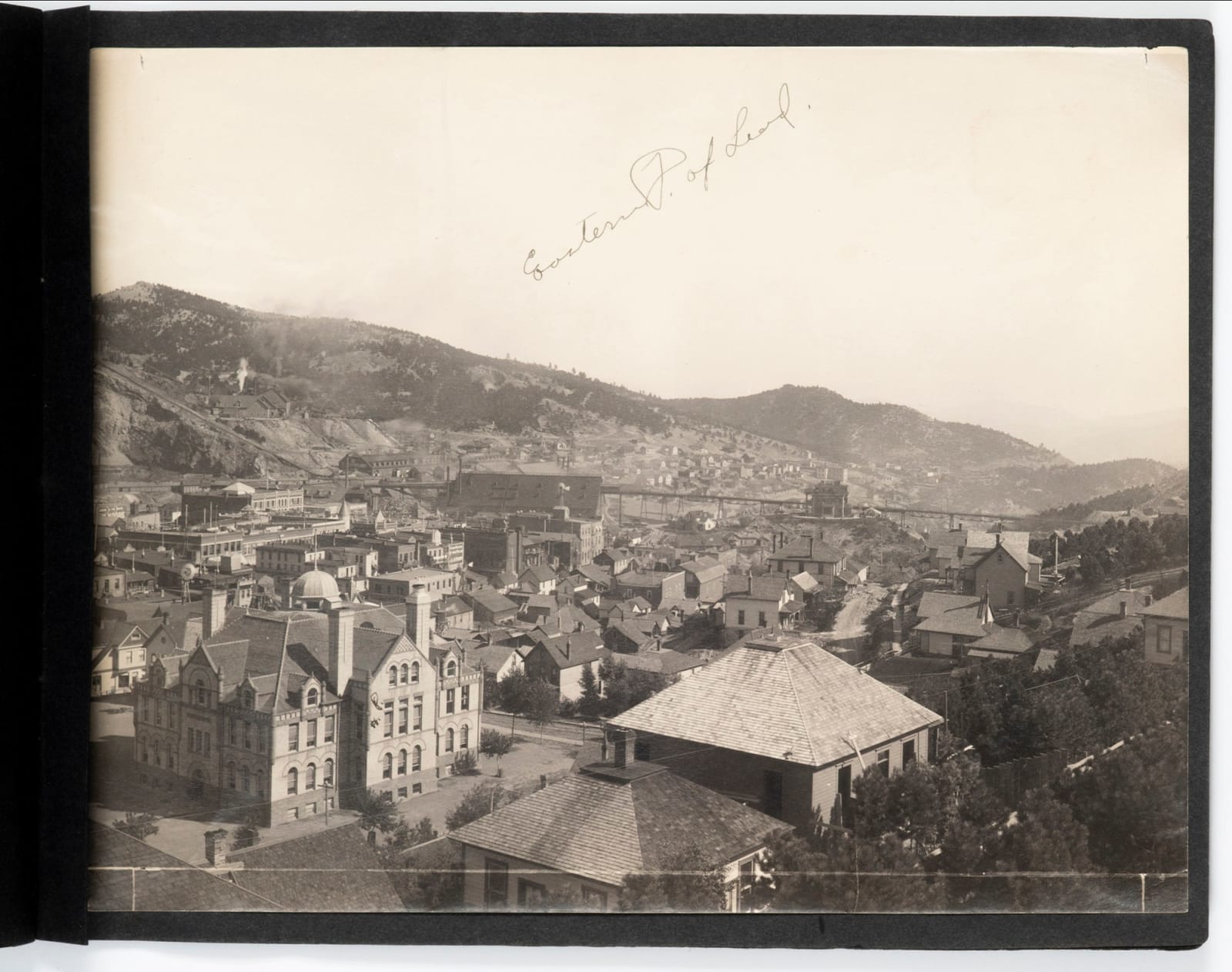 Charles DeForest Curtis, Presentation Album with Mining and Town Views of Lead, South Dakota, 1903