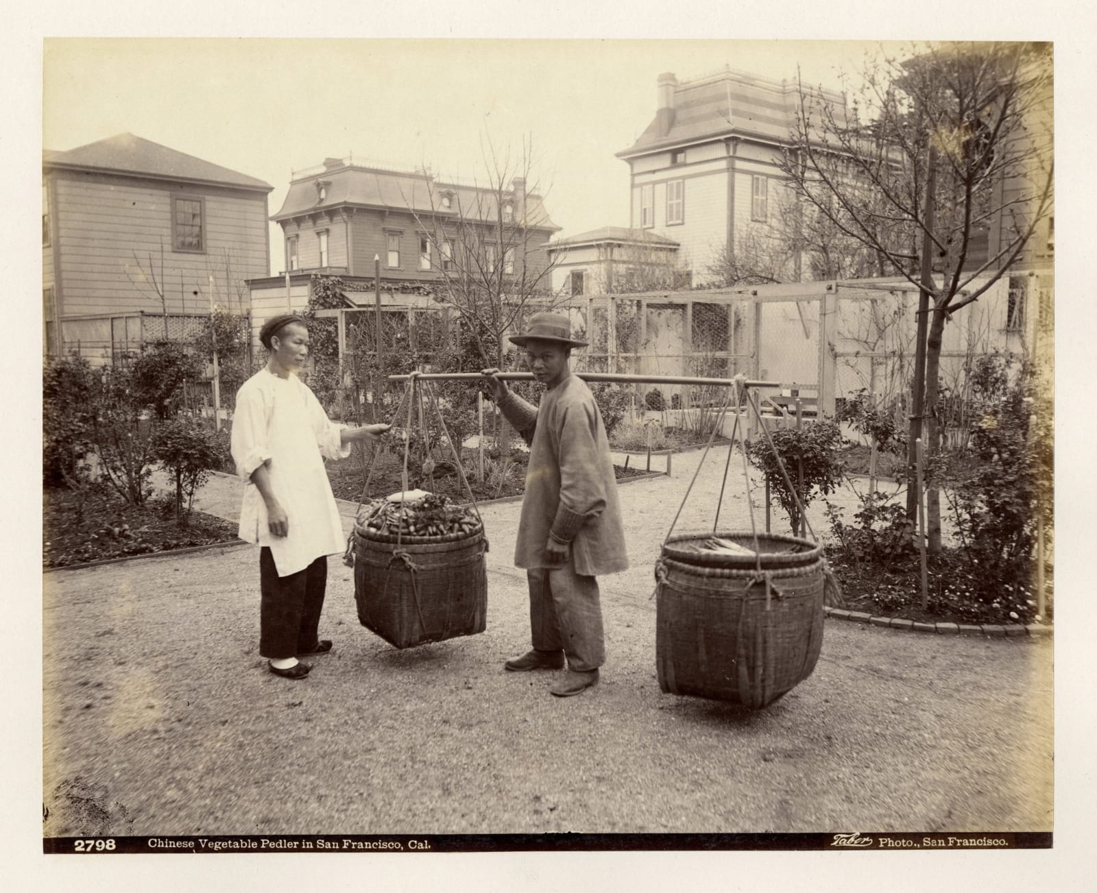 Isaiah W. Taber, Chinese Vegetable Peddler in San Francisco, 1880s