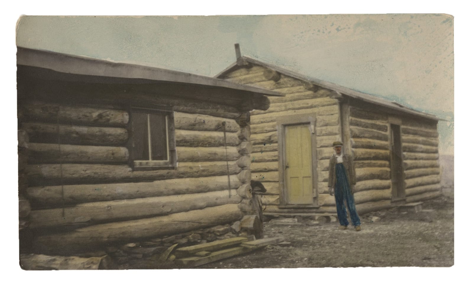 Christian F Schuster (Compiler), ABANDONED RANCH, ED ‘ IN MY BARD. WE ARE AFTER BLACKTAIL DEER., C. 1920