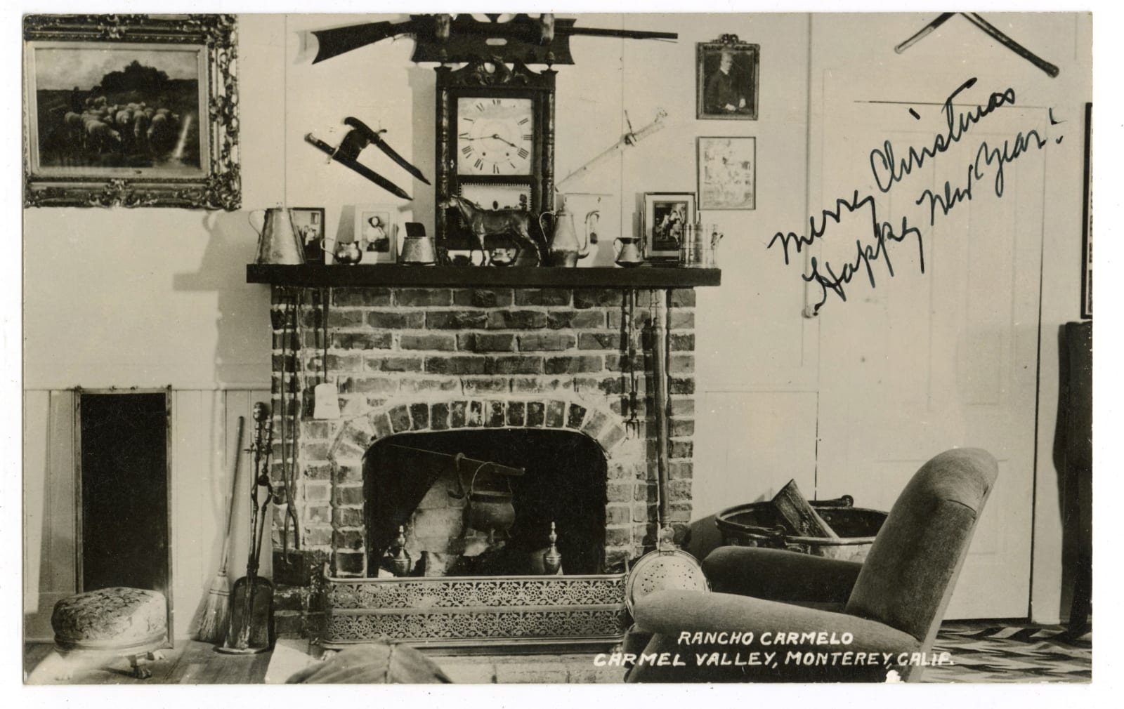 [Rancho Carmelo], Real Photo Postcards of California's First Dude Ranch, Located Outside of Monterey, 1920s