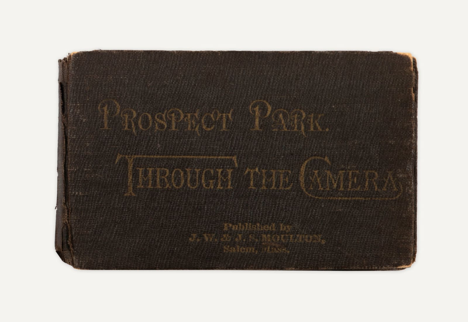 J.W. & J.S. Moulton, An Accordion-Style CDV Album entitled "Prospect Park Through the Camera", 1870s