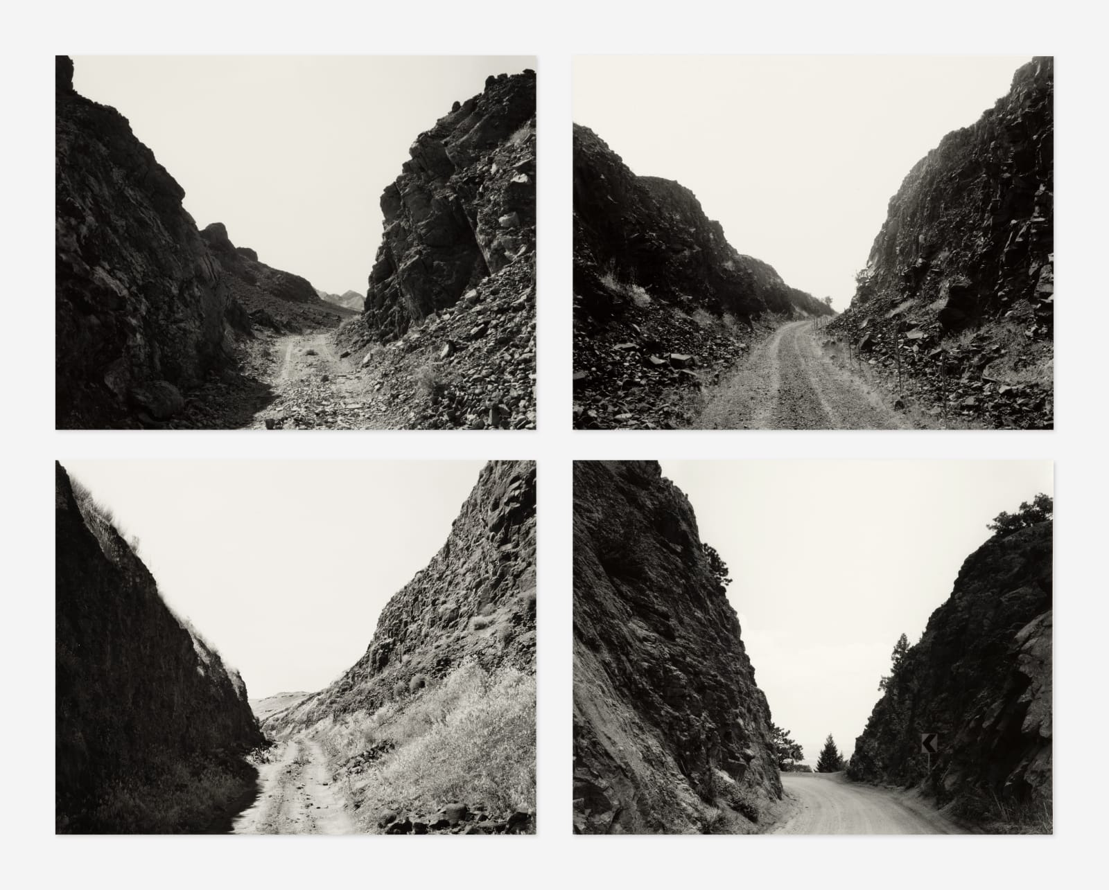 Mark Ruwedel, Four Cuts from "Westward the Course of Empire", 1996-2004