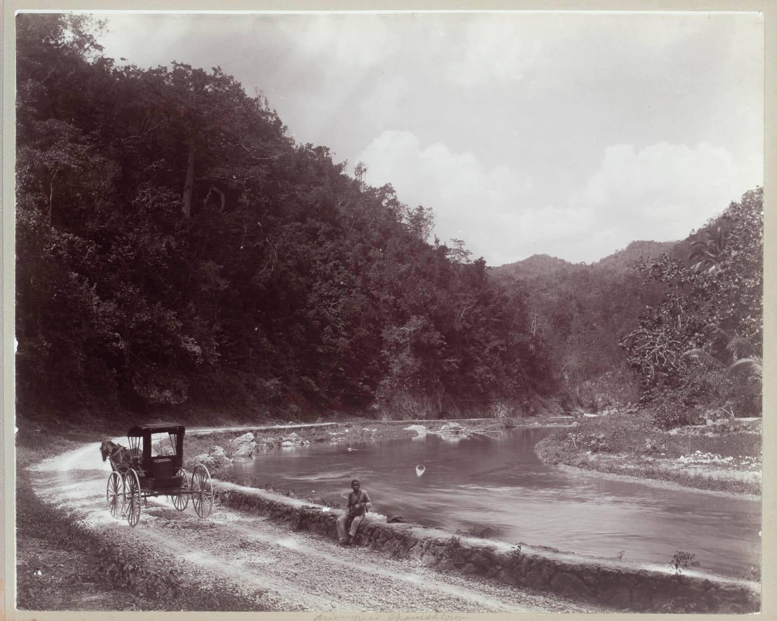 Jamaica, Handsome Album with 17 Large-Format Views of Jamaica, 1890s