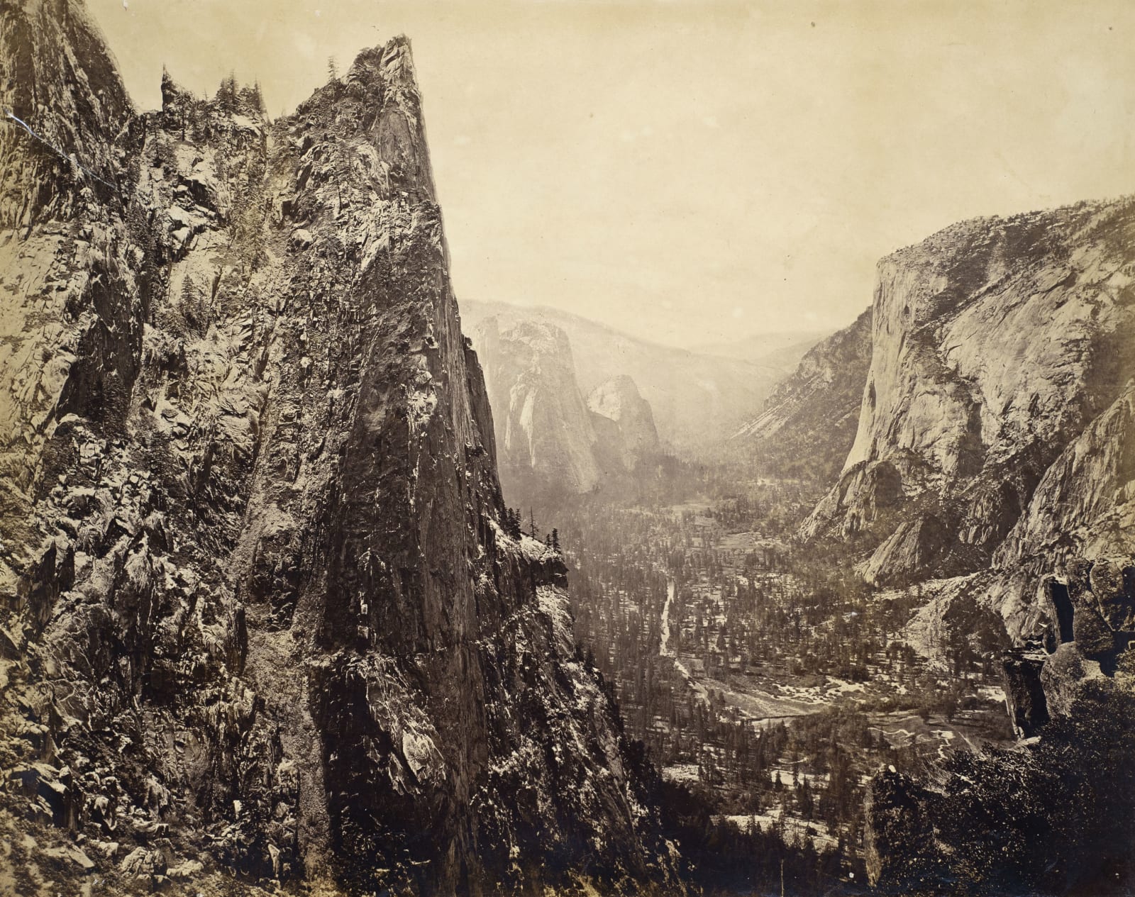 Edweard Muybridge, Valley of the Yosemite from Union Point, 1872