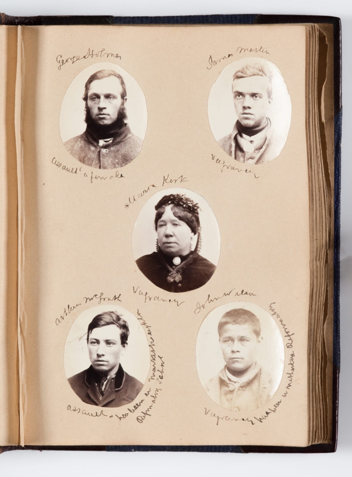 Alfred Shepherd, Trio of Pre-Bertillon Mugshot albums , 1869-77