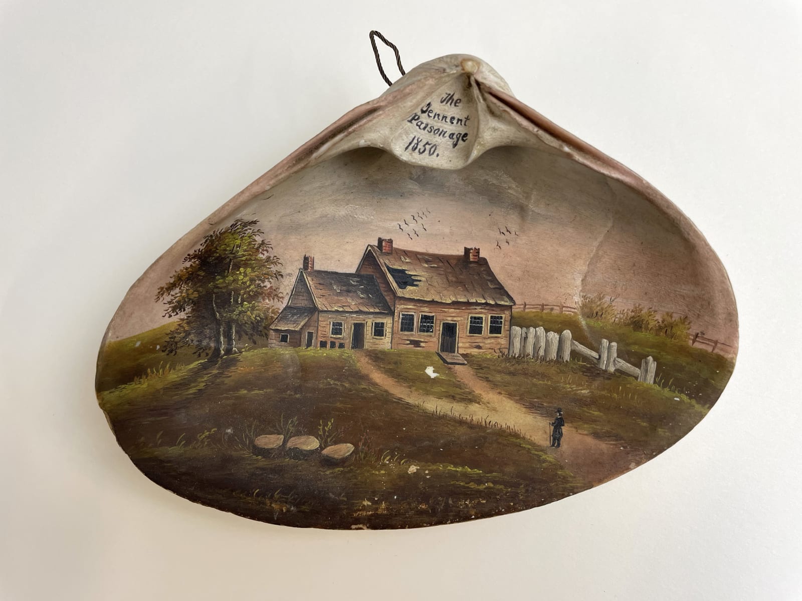 Carrie A. Bowne Swift, [Five Views of The Old Tennent Church and Parsonage], 1870-90