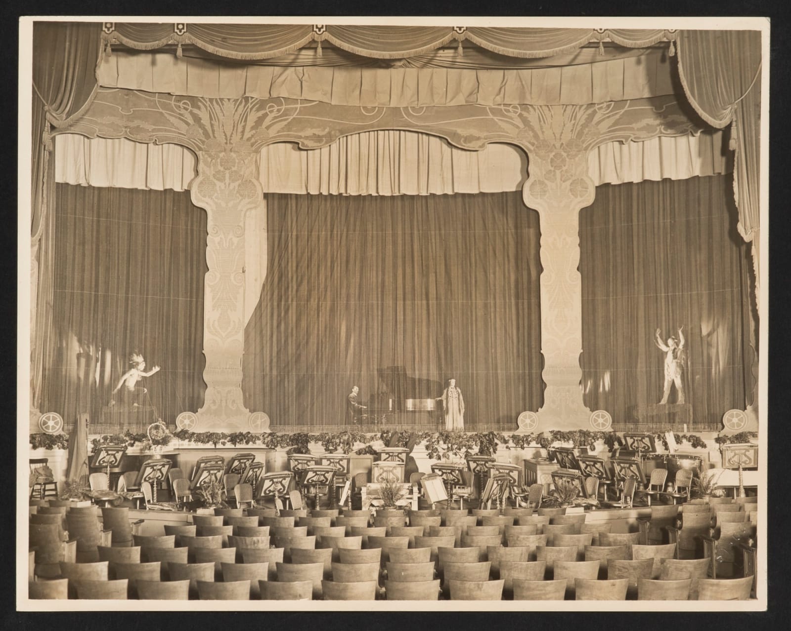 California Theatre, Album Showing Elaborate Set Designs at the Hybrid Venue for Live Performance and Silent Film in the Early Days of Hollywood, 1919-21