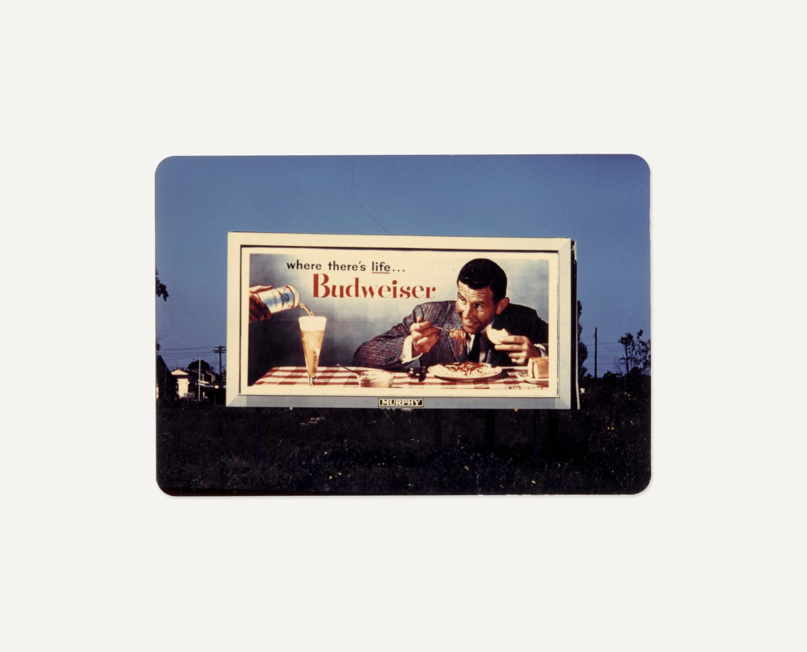 [American Billboards], Budweiser Beer, New Haven, 1958
